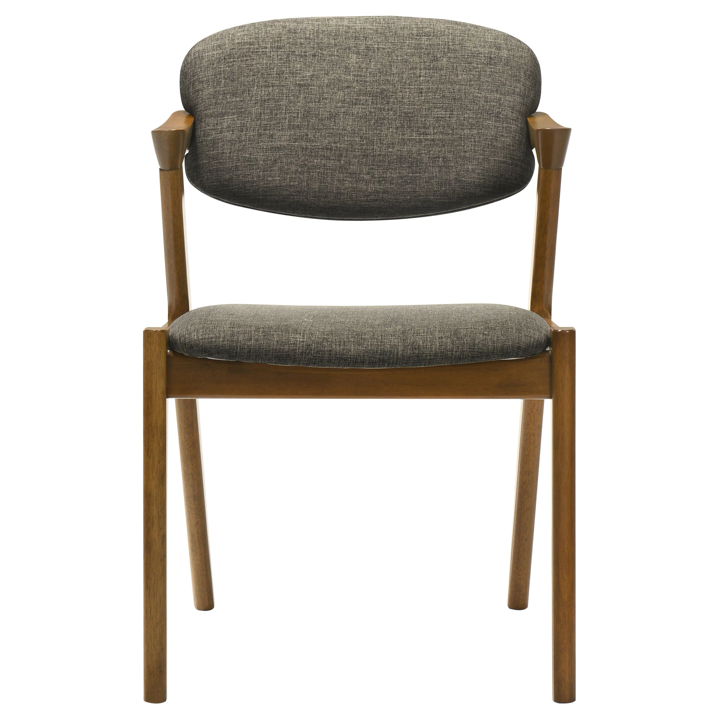 Malone Padded Wood Dining Arm Chair Dark Walnut (Set of 2) - Image 5