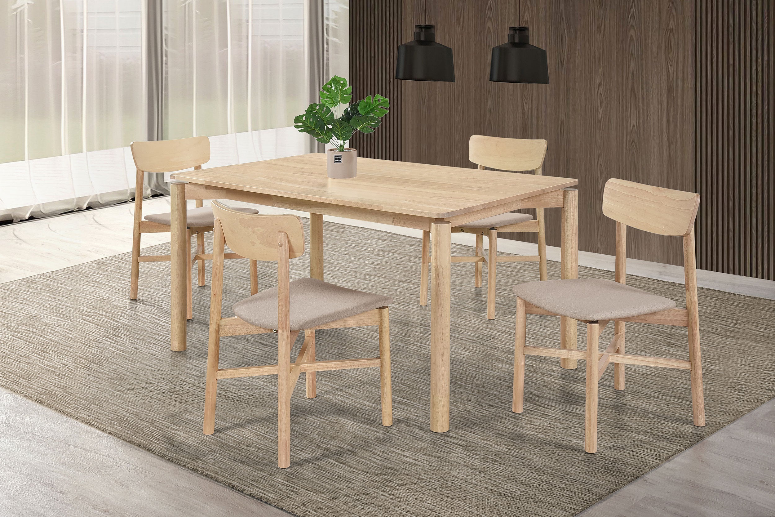 Parkridge 59-inch Wood Dining Set - Image 5