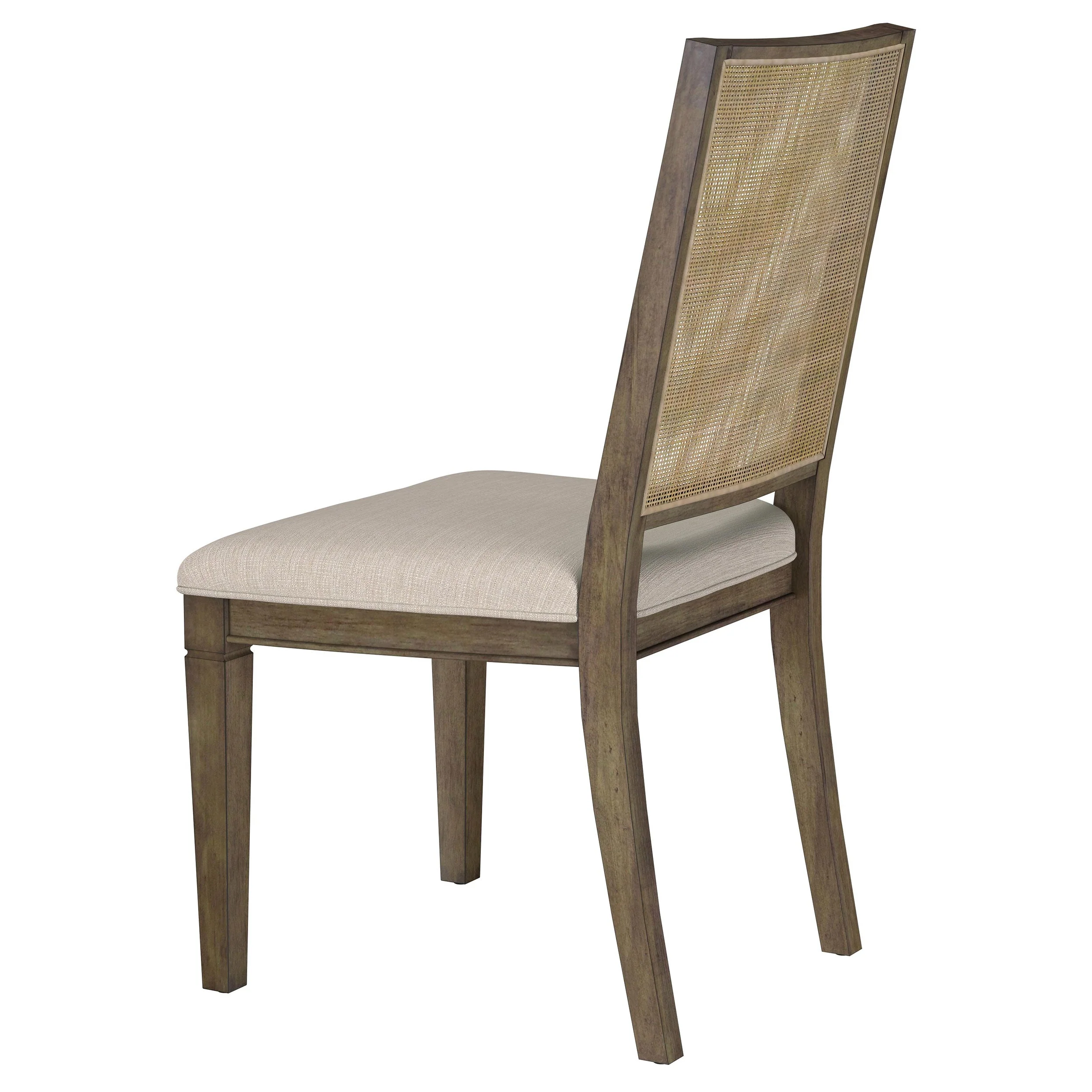 Matisse Woven Rattan Back Dining Side Chair Brown (Set of 2) - Image 8