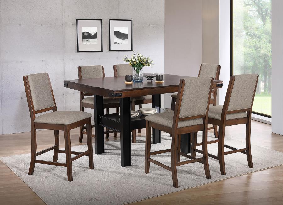 Patterson Counter Height Dining Set Mango Oak - Image 2