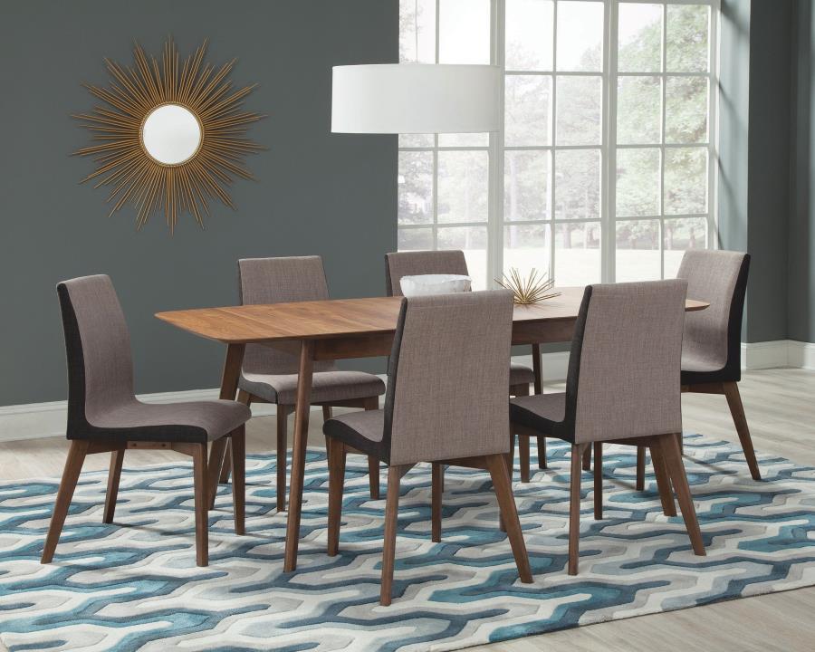 Redbridge Rectangular Dining Set Natural Walnut - Image 2