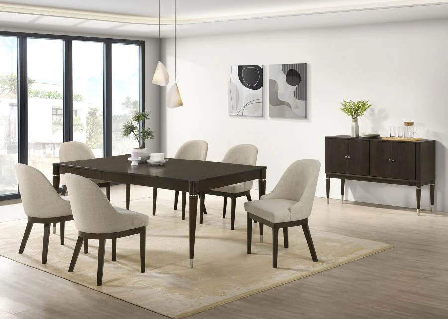 Reseda Rectangular Dining Set Ash Brown - Image 2
