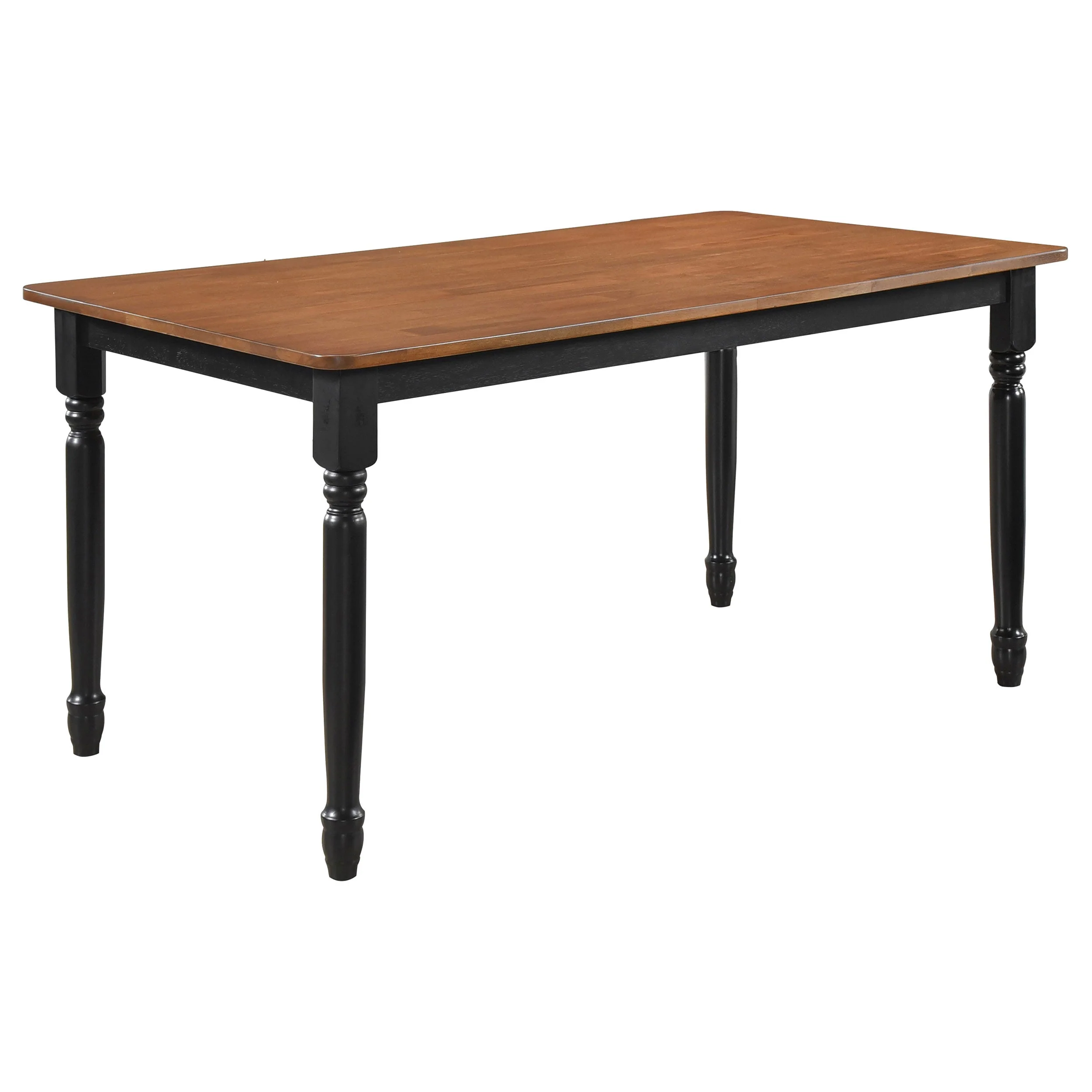 Hollyoak Rectangular 63-inch Wood Dining Table Walnut - Image 2