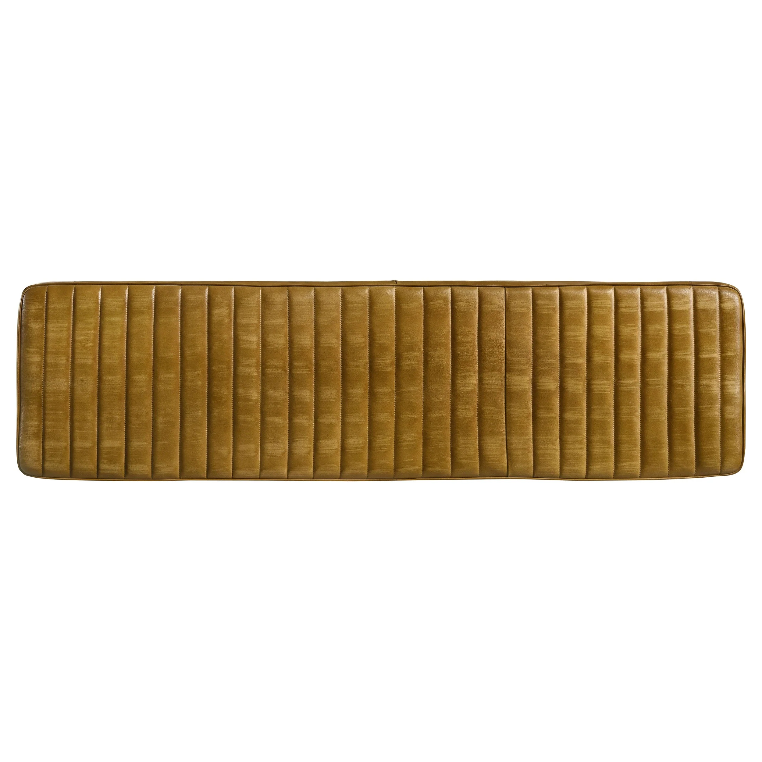 Misty Leather Upholstered Dining Bench - Image 9
