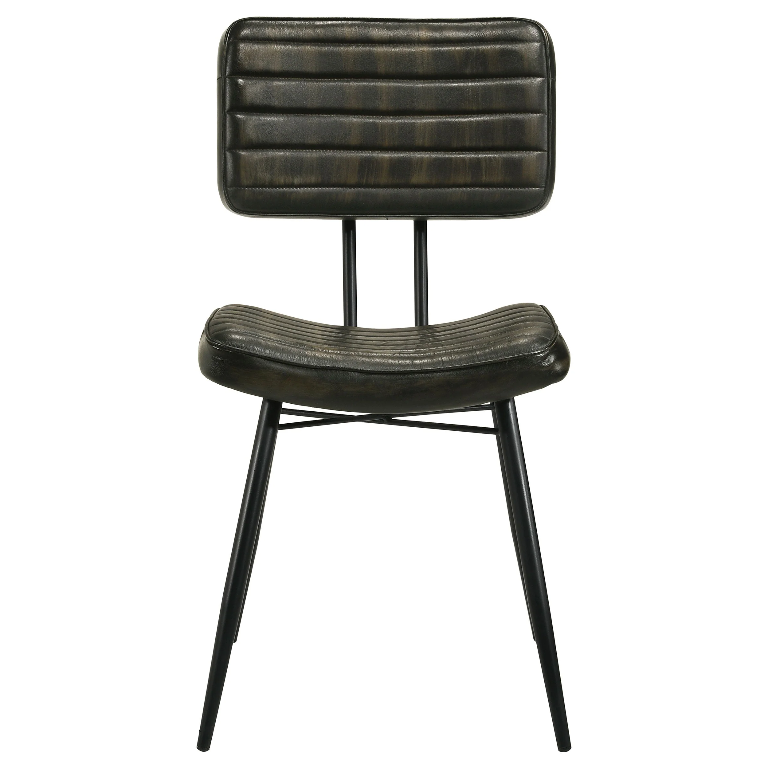 Misty Leather Upholstered Dining Side Chair (Set of 2) - Image 10