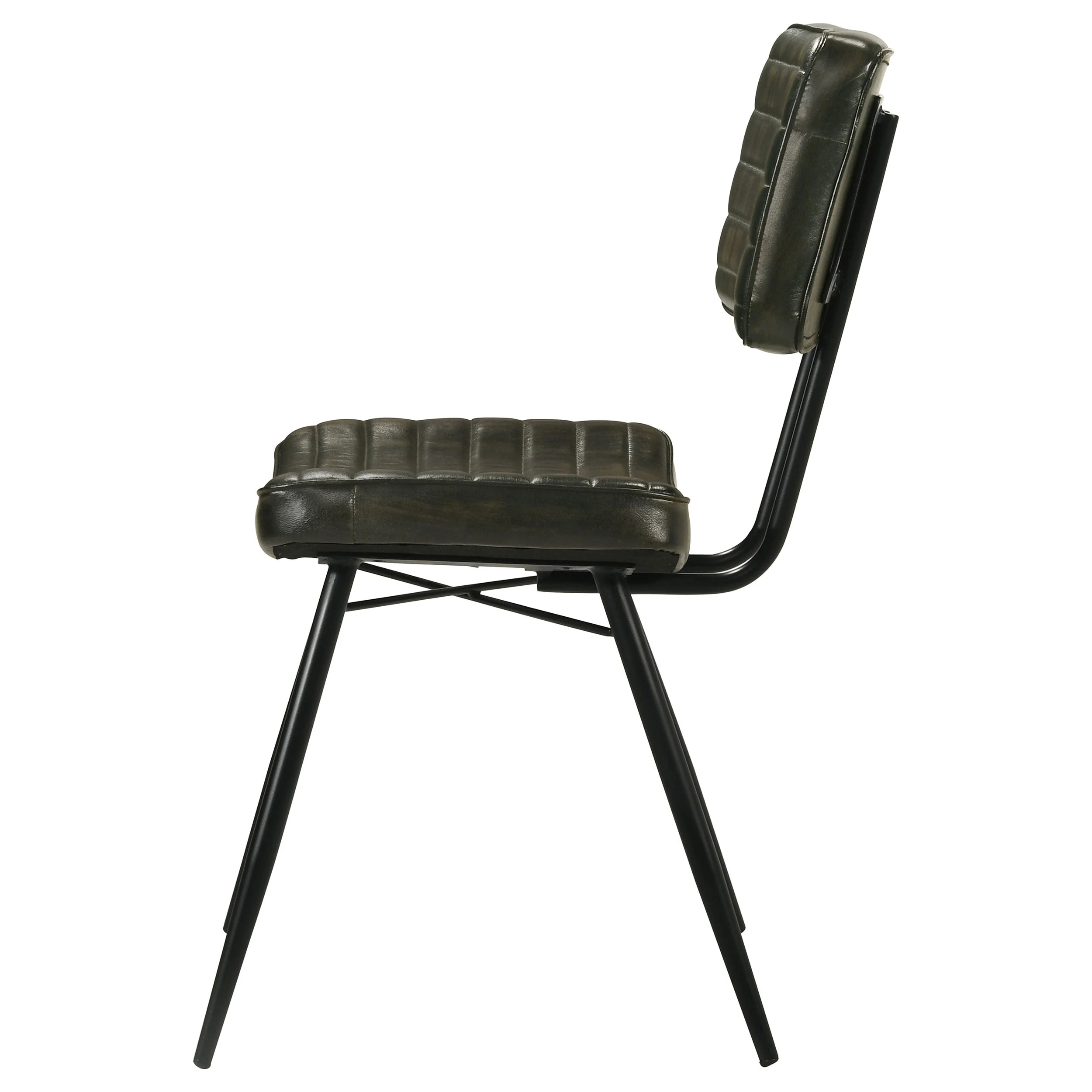 Misty Leather Upholstered Dining Side Chair (Set of 2) - Image 14