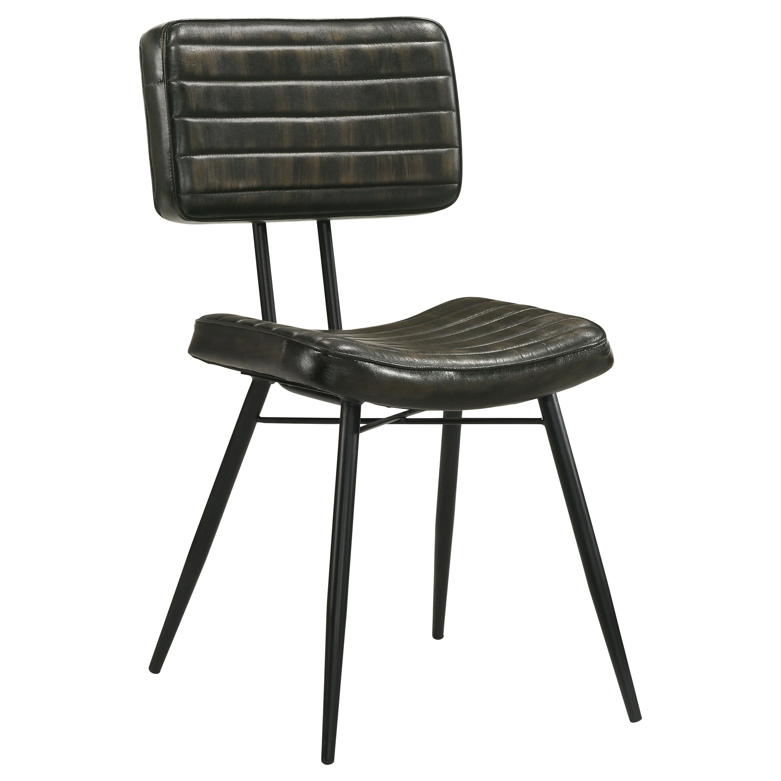 Misty Leather Upholstered Dining Side Chair (Set of 2) - Image 8