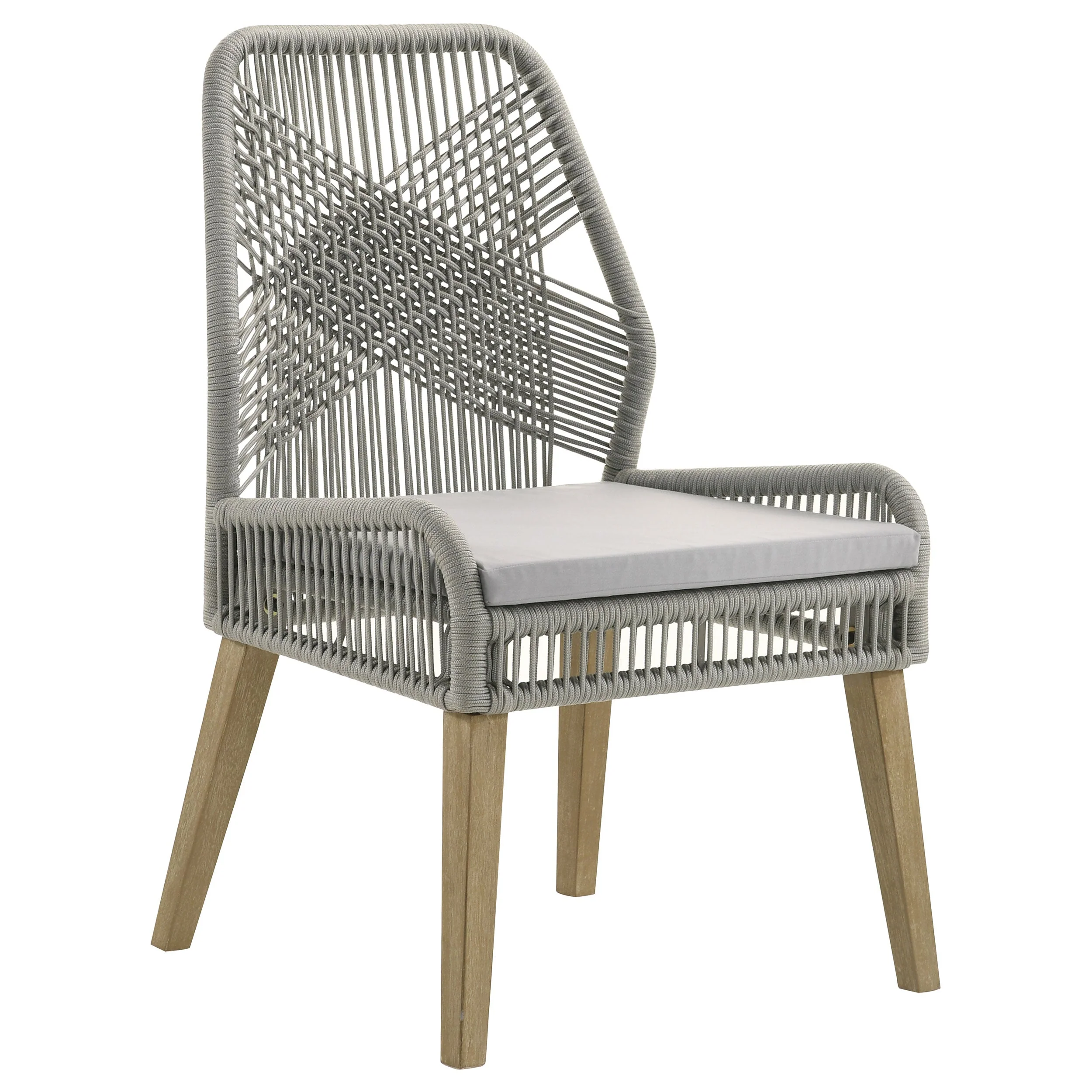 Nakia Woven Rope Dining Side Chairs (Set of 2) - Image 7