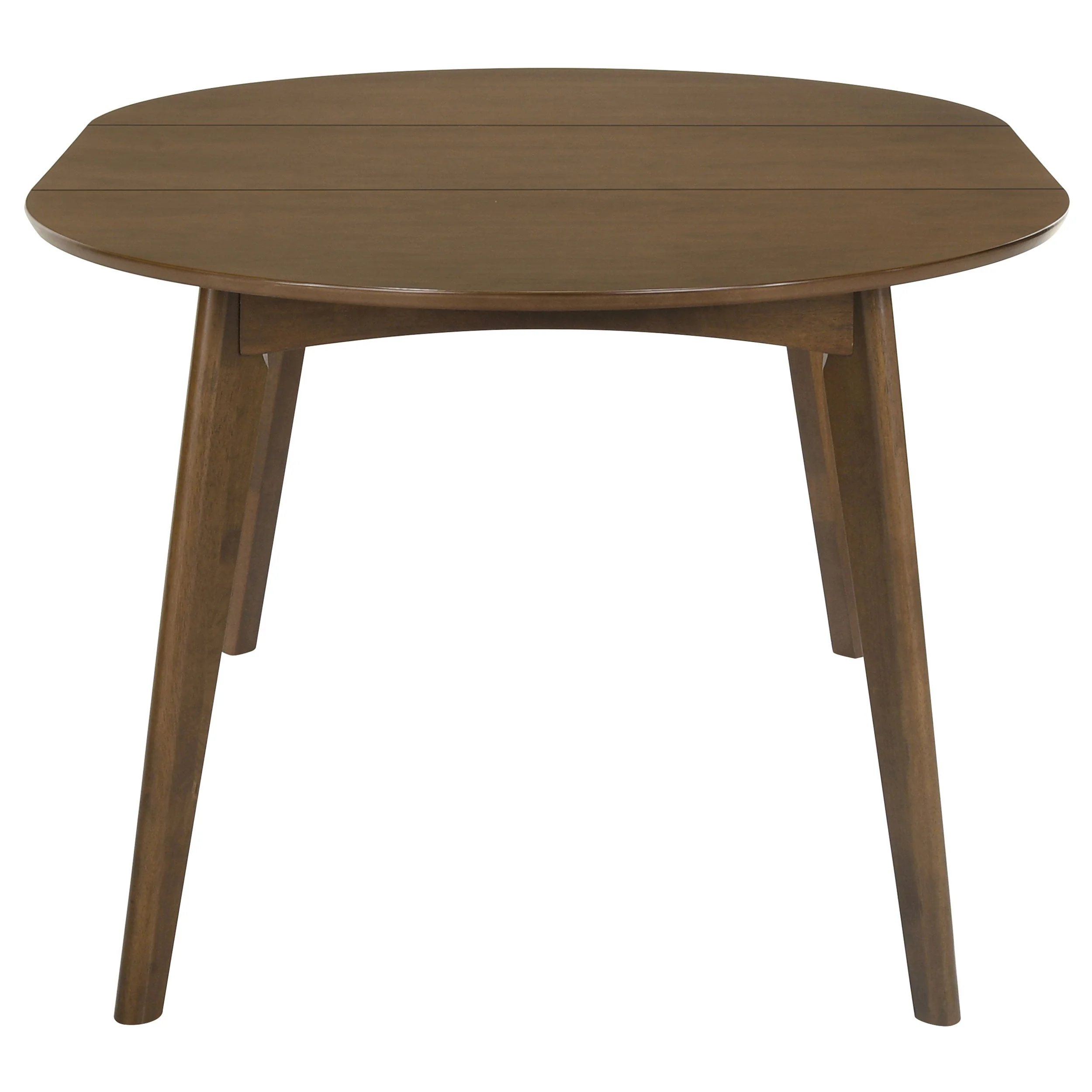 Jedda Oval 60-inch Extension Leaf Dining Table Dark Walnut - Image 5