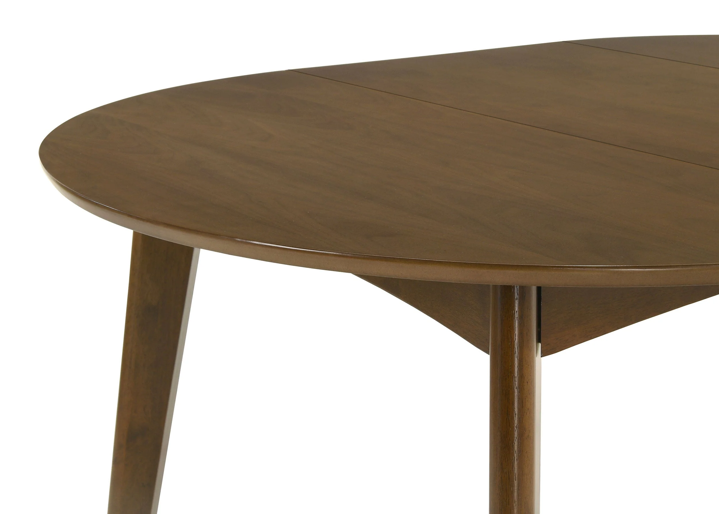 Jedda Oval 60-inch Extension Leaf Dining Table Dark Walnut - Image 6