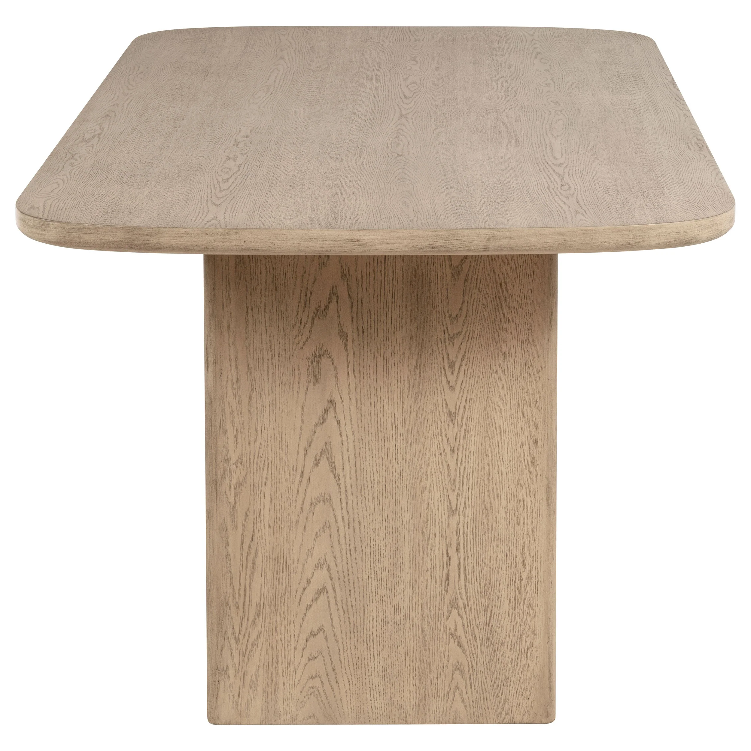 Kailani Cane Counter Height Storage Dining Table Beige Oak - Image 7