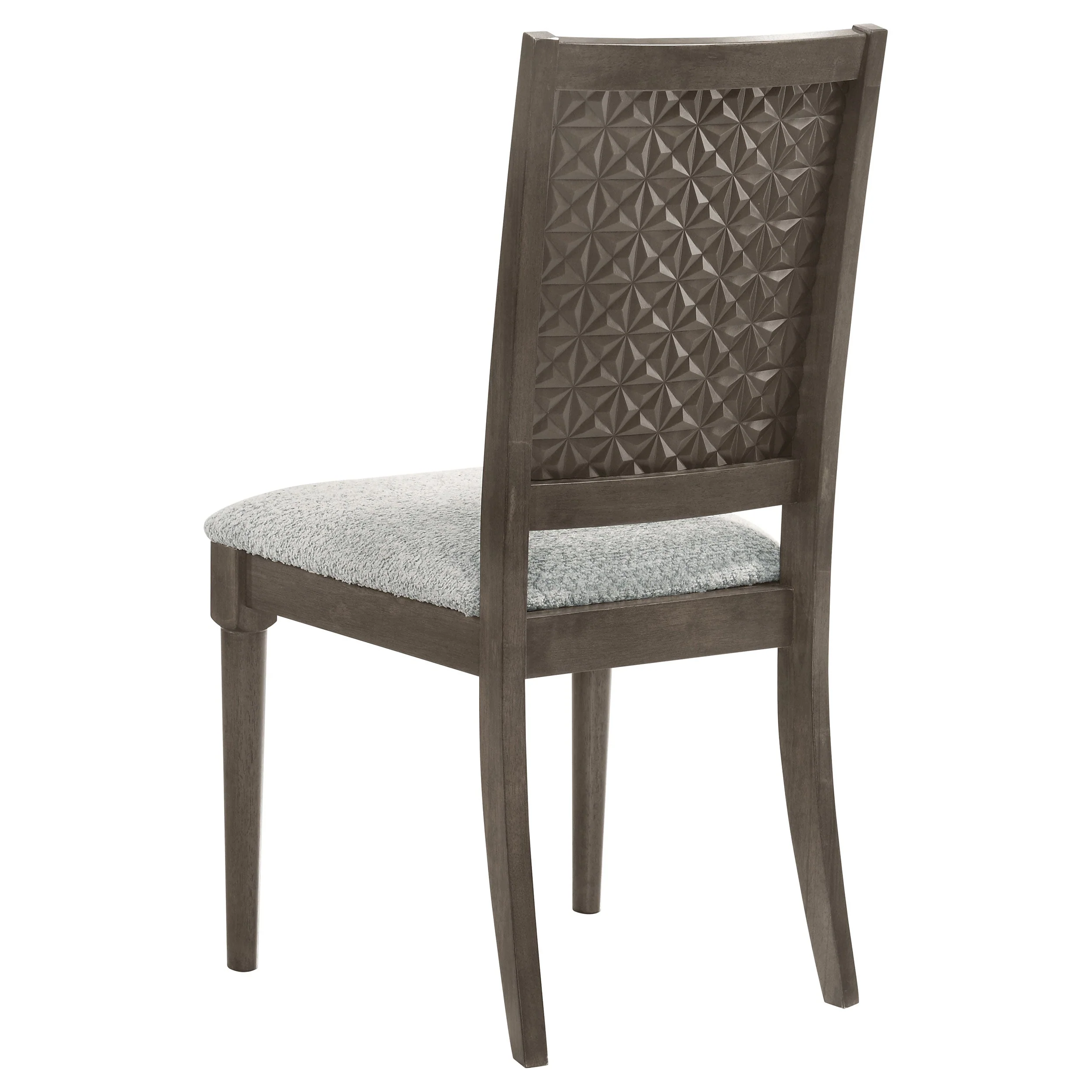 Onslow Upholstered Dining Side Chair Dark Brown (Set of 2) - Image 8