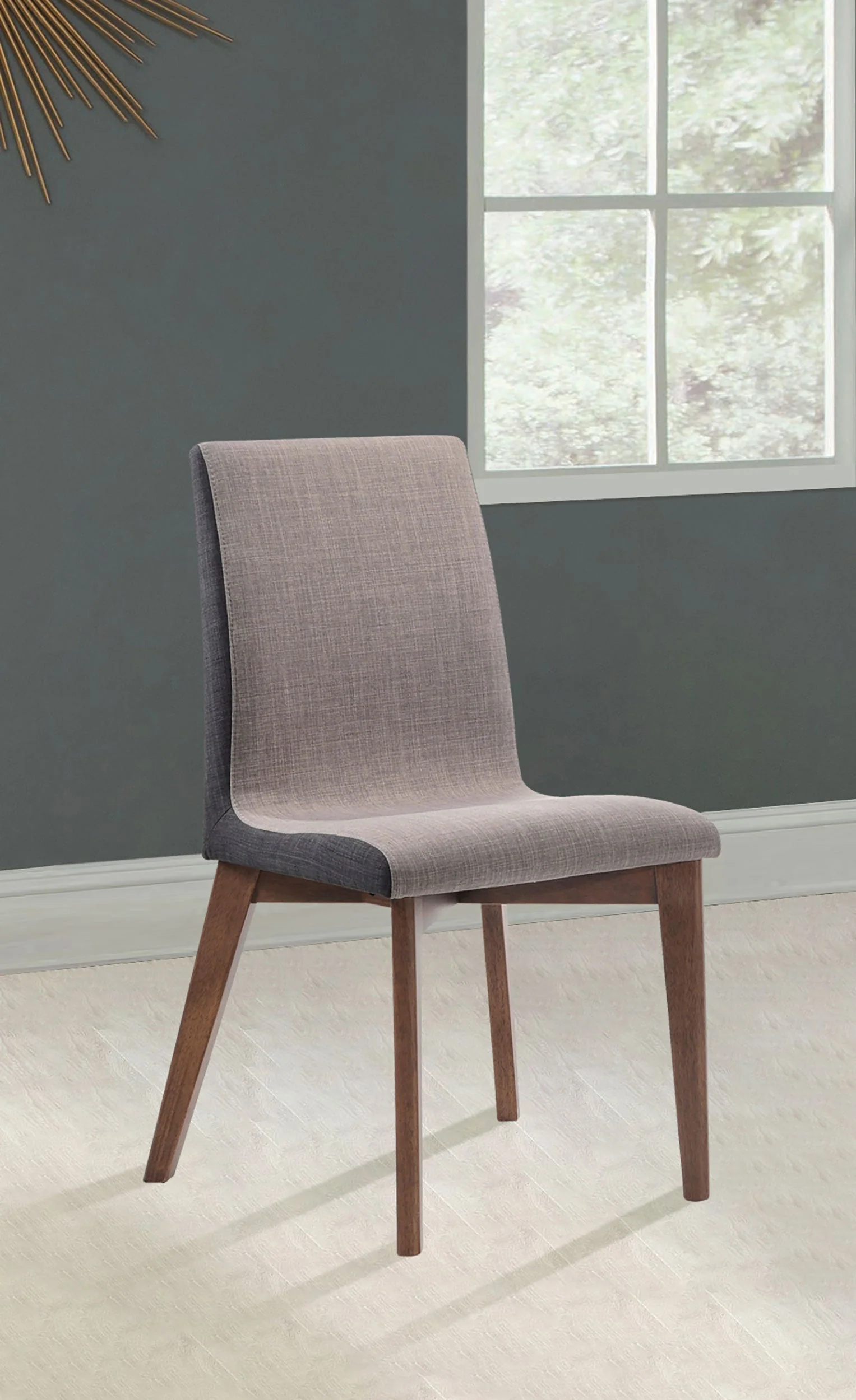 Redbridge Upholstered Dining Side Chair Walnut (Set of 2) - Image 3