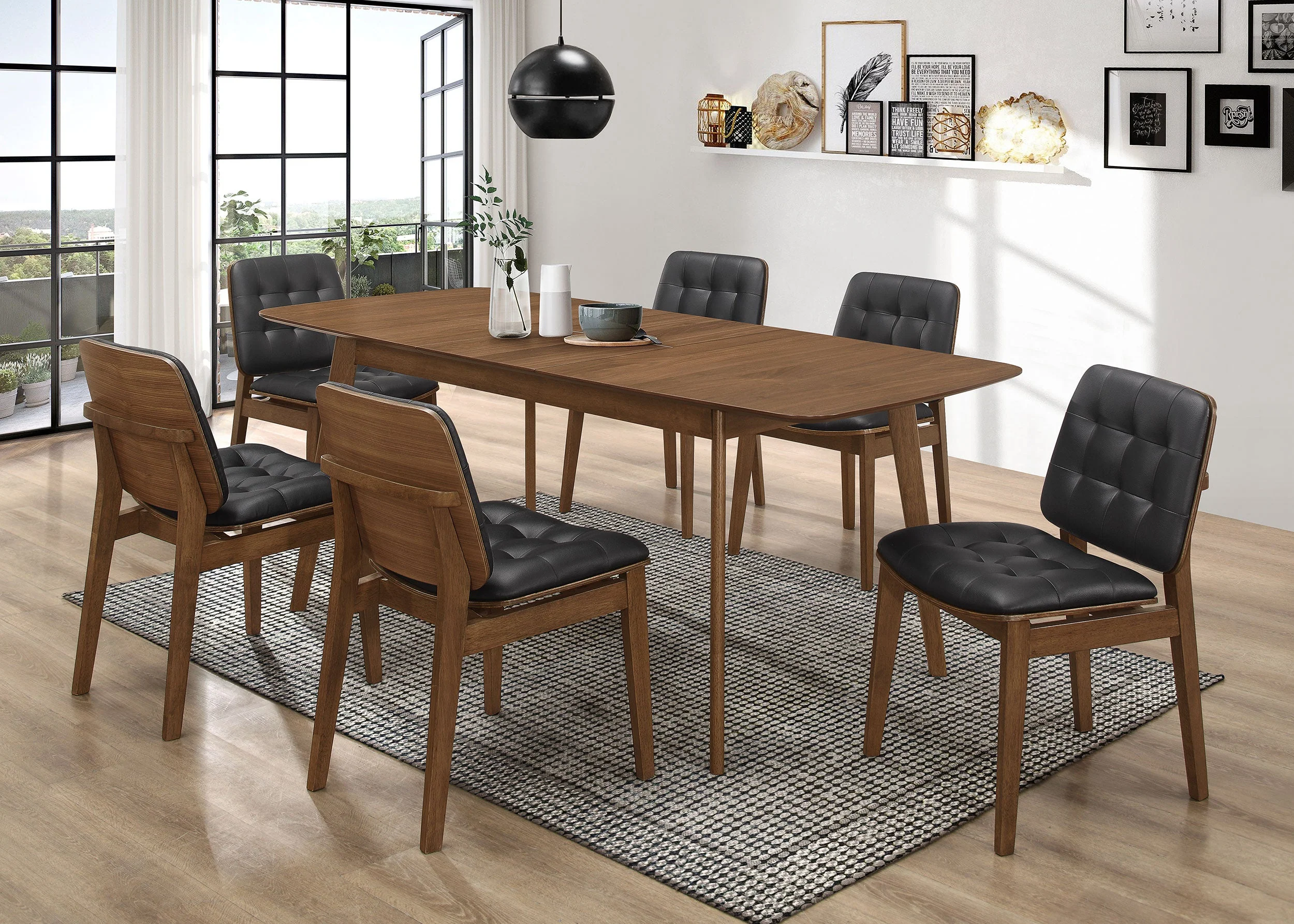Redbridge Upholstered Dining Side Chair Walnut (Set of 2) - Image 10