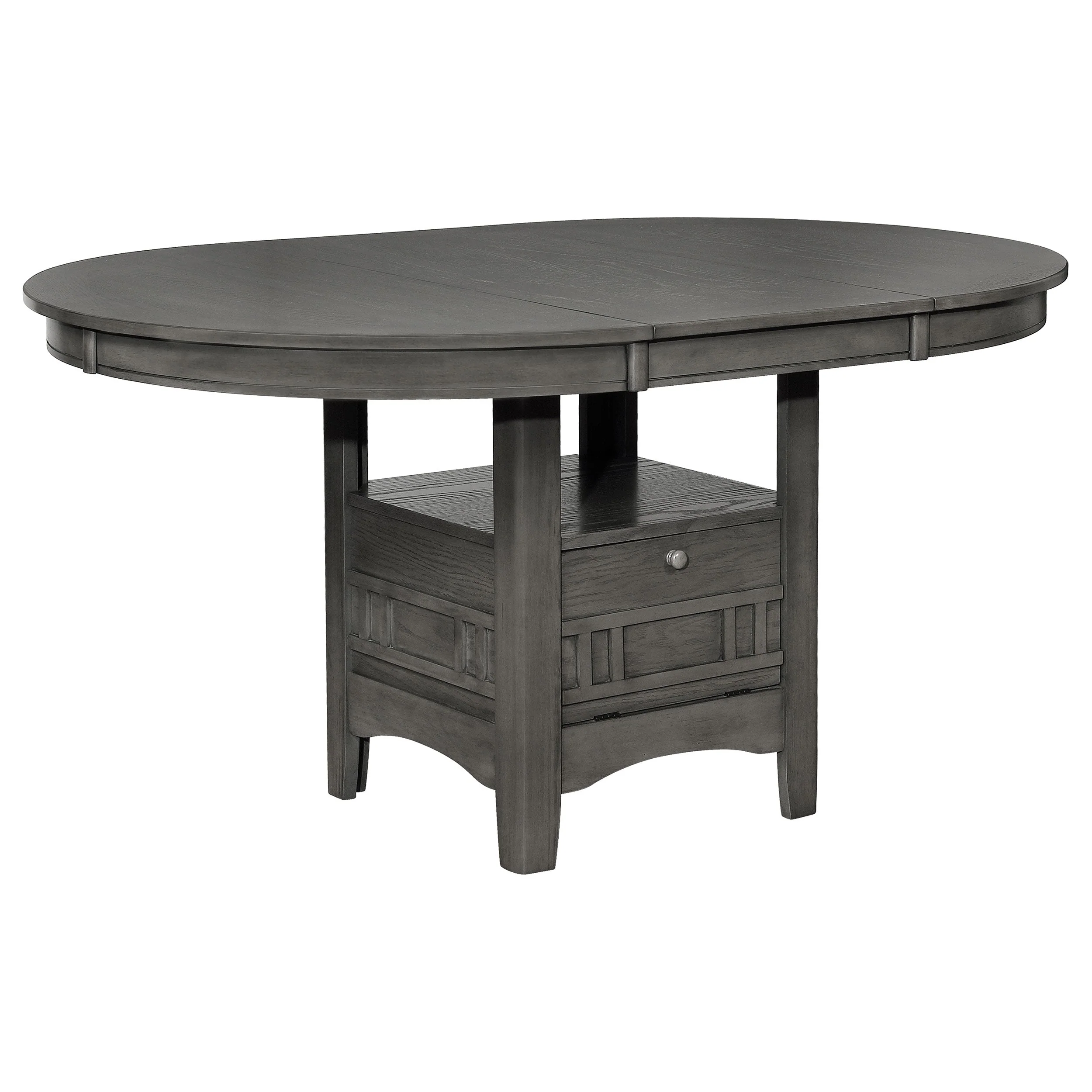 Lavon Oval 60-inch Extension Leaf Dining Table Medium - Image 3