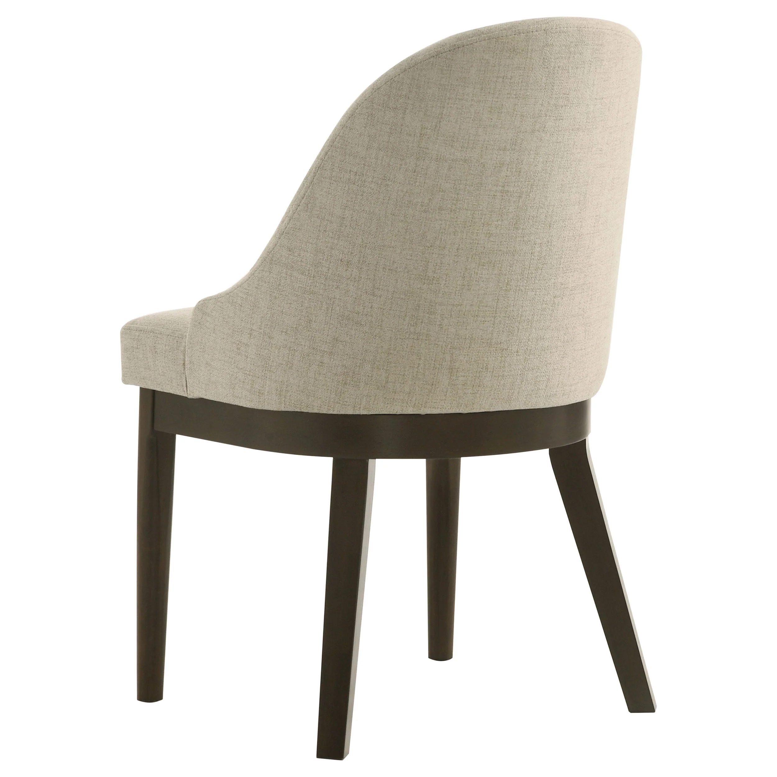 Reseda Upholstered Dining Side Chair Beige (Set of 2) - Image 8