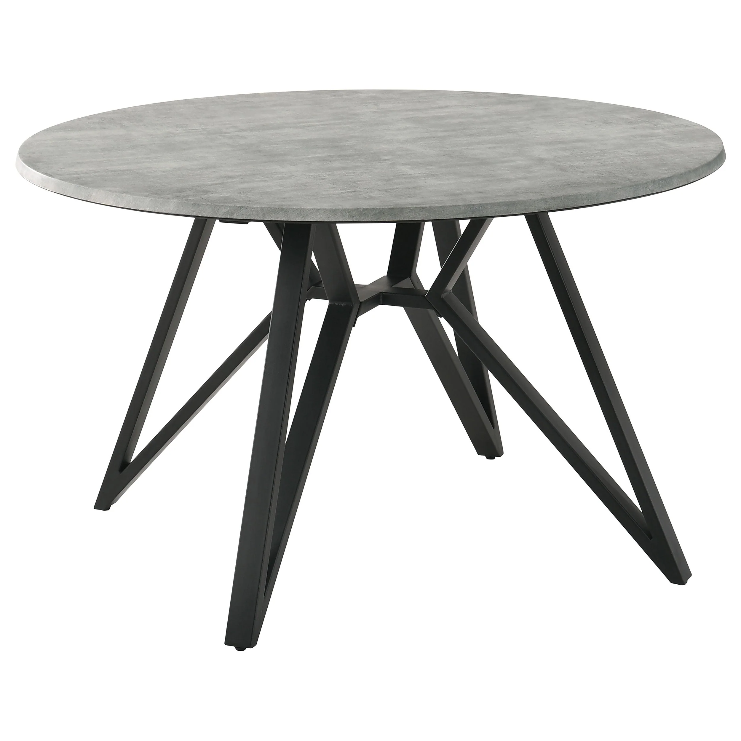 Neil Round 50-inch SmartTop Dining Table Gunmetal - Image 2