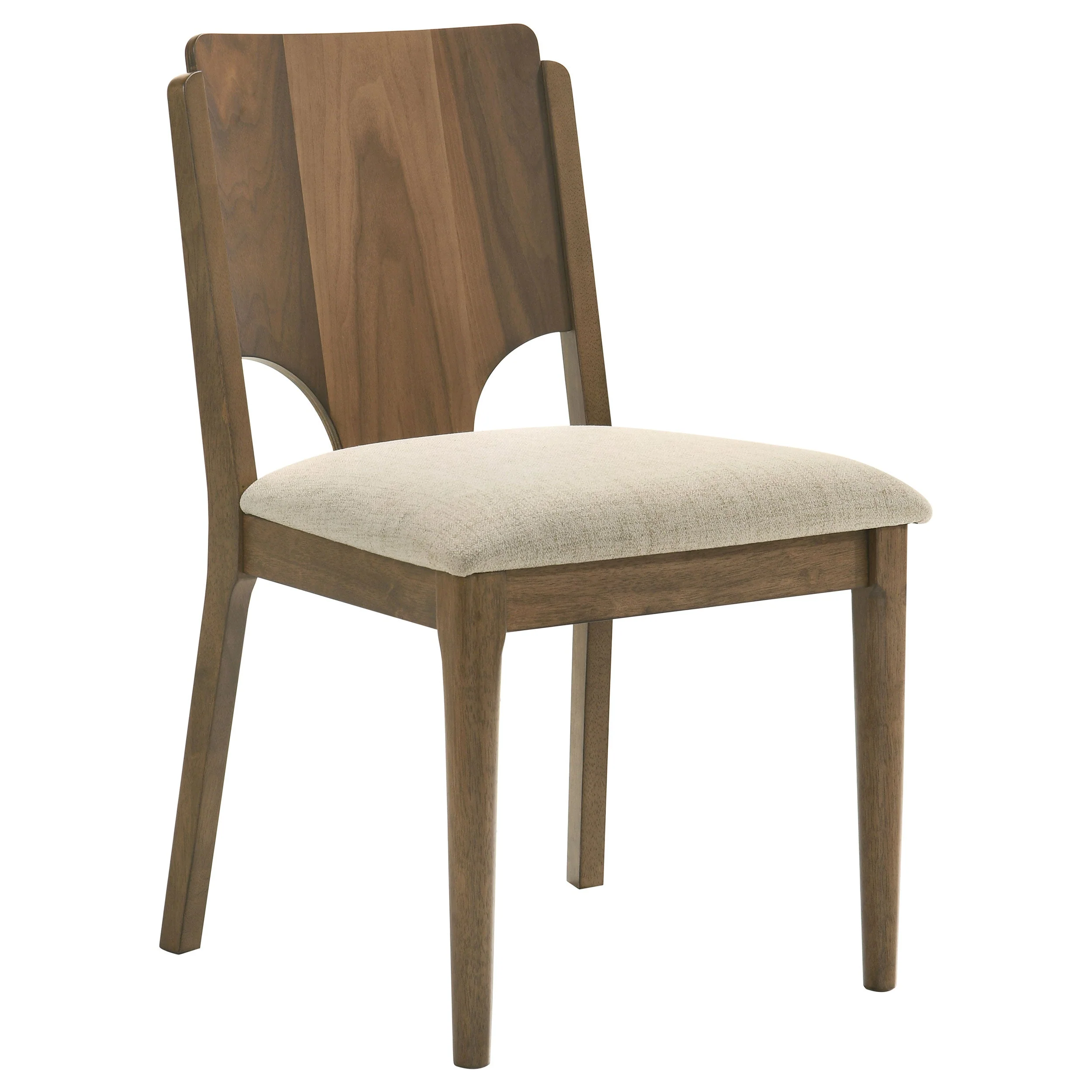 Crestmore 5-piece 46-inch Round Wood Dining Table Set Walnut - Image 8