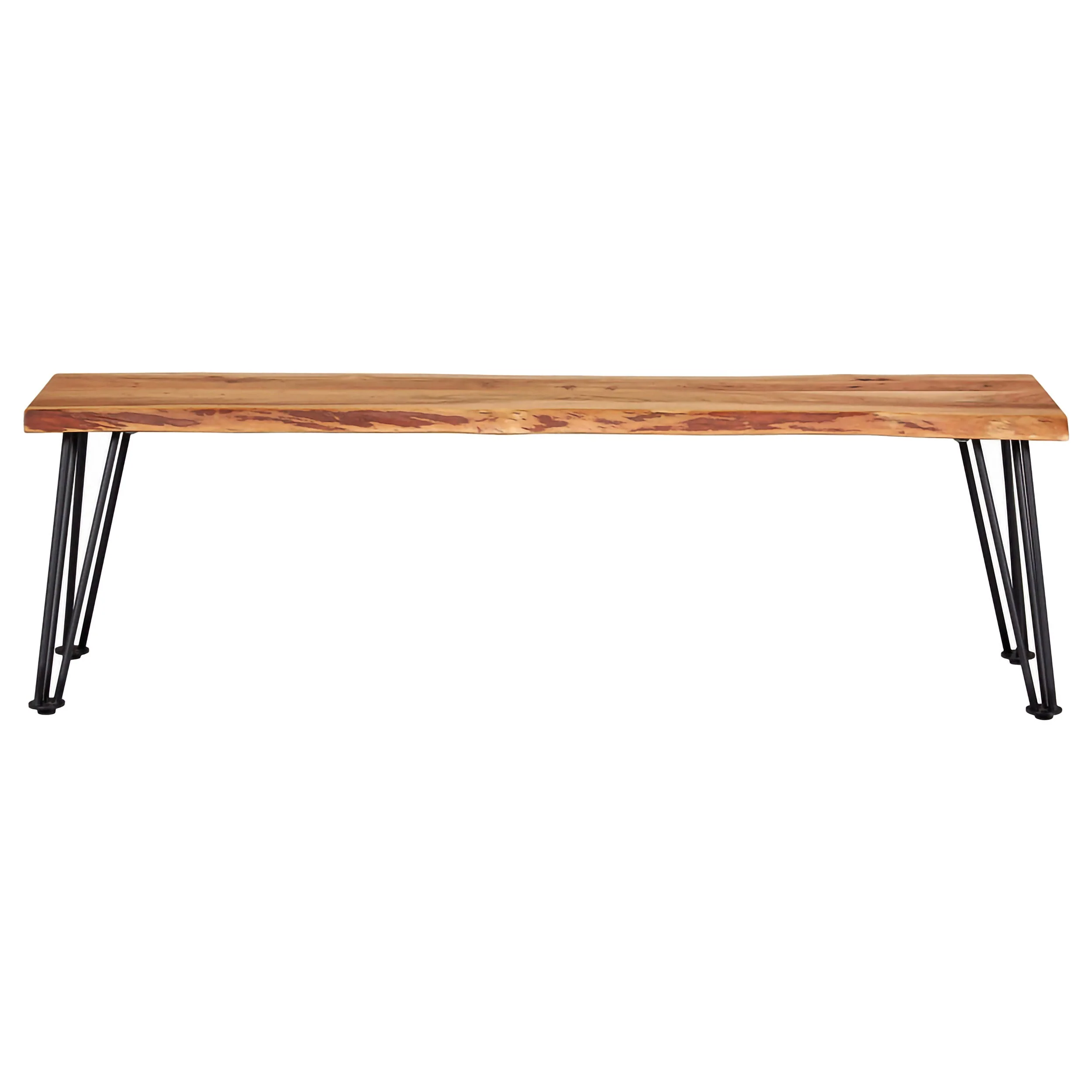 Sherman Wood Dining Bench Natural Acacia - Image 7