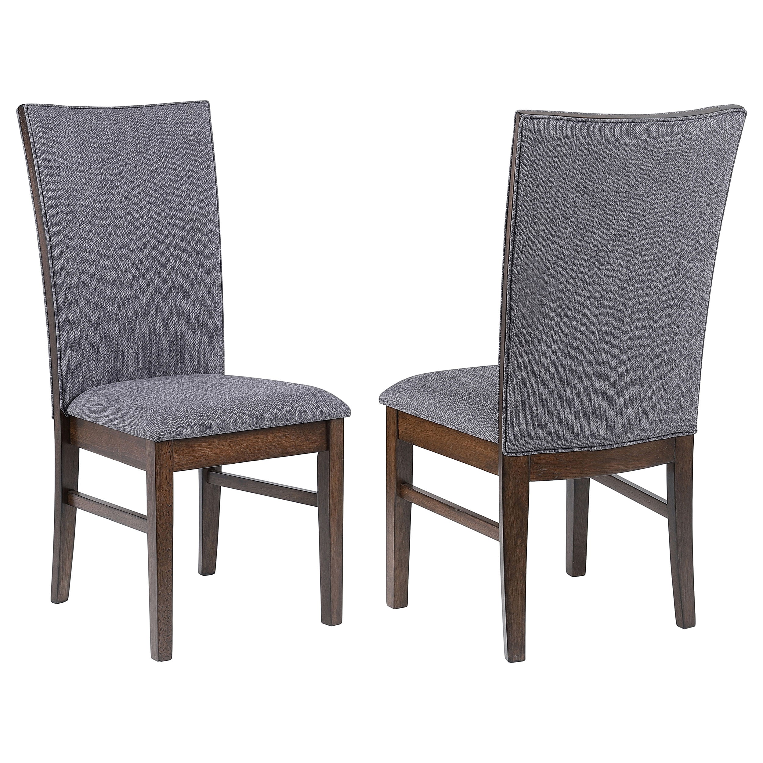 Sherwood Upholstered Dining Side Chair Grey (Set of 2) - Image 2