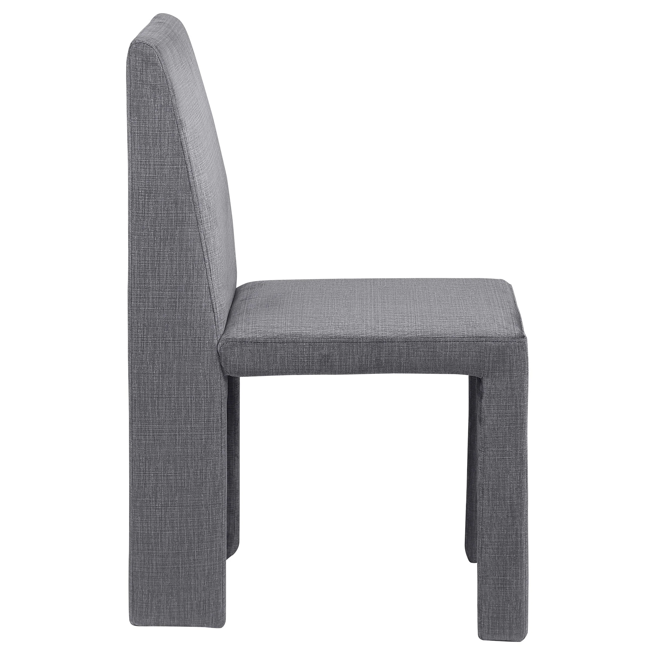 Tordera Velvet Upholstered Dining Side Chair Grey (Set of 2) - Image 10