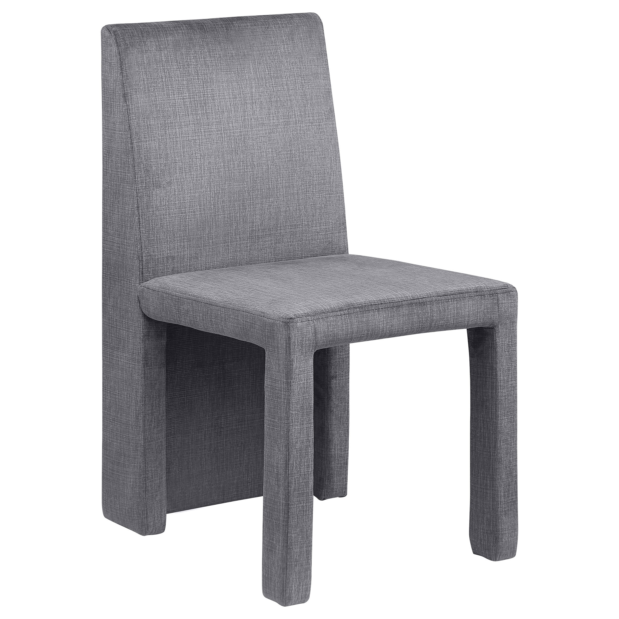 Tordera Velvet Upholstered Dining Side Chair Grey (Set of 2) - Image 4