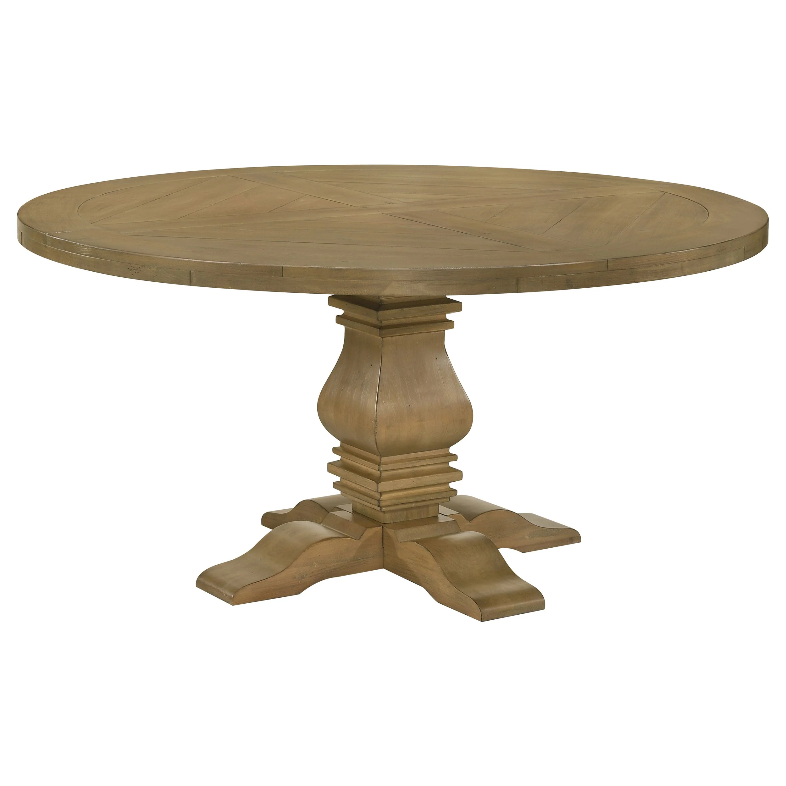 Florence Round Dining Table Set Rustic Honey - Image 8