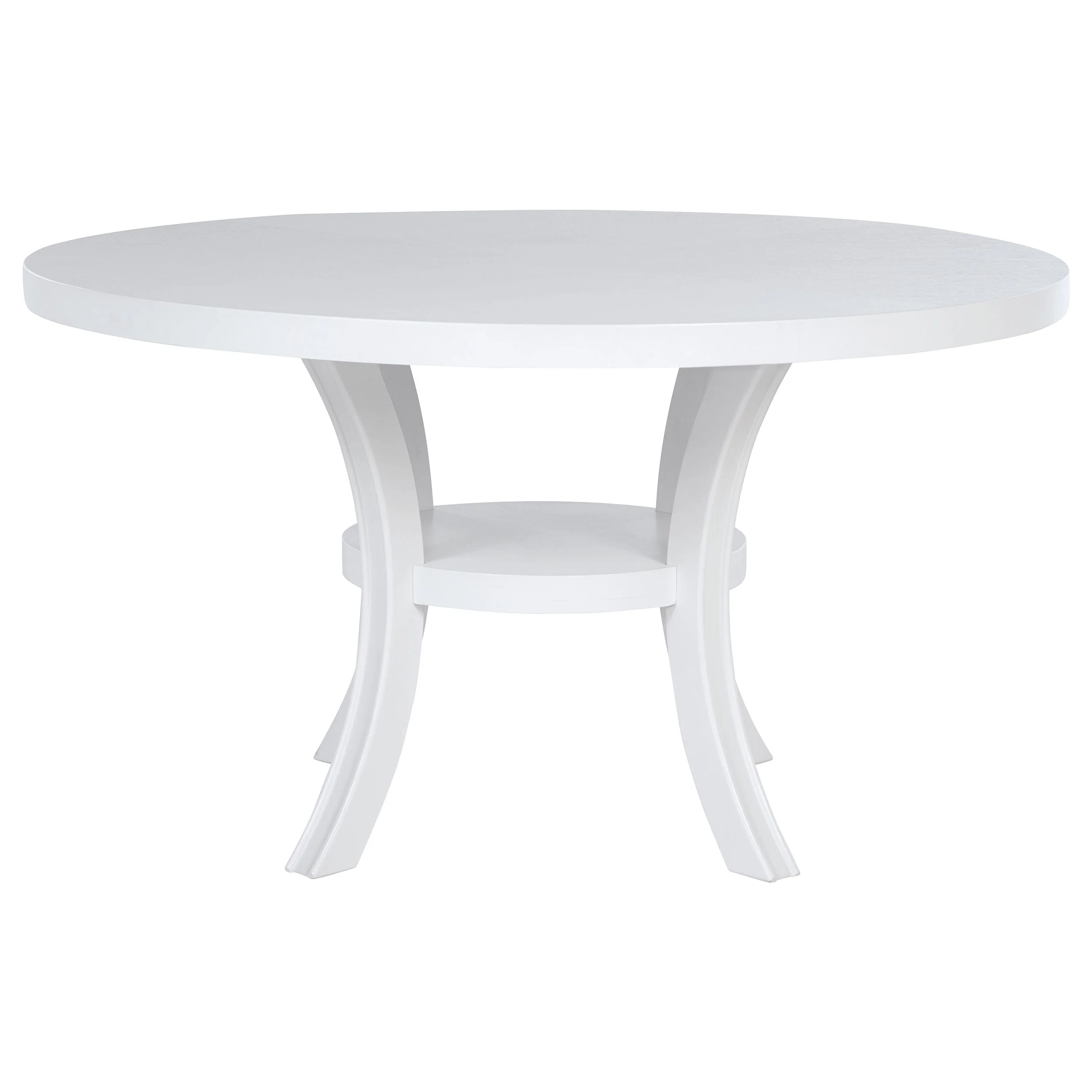 Judd 54-inch Round Wood Dining Table Set Pearl - Image 10