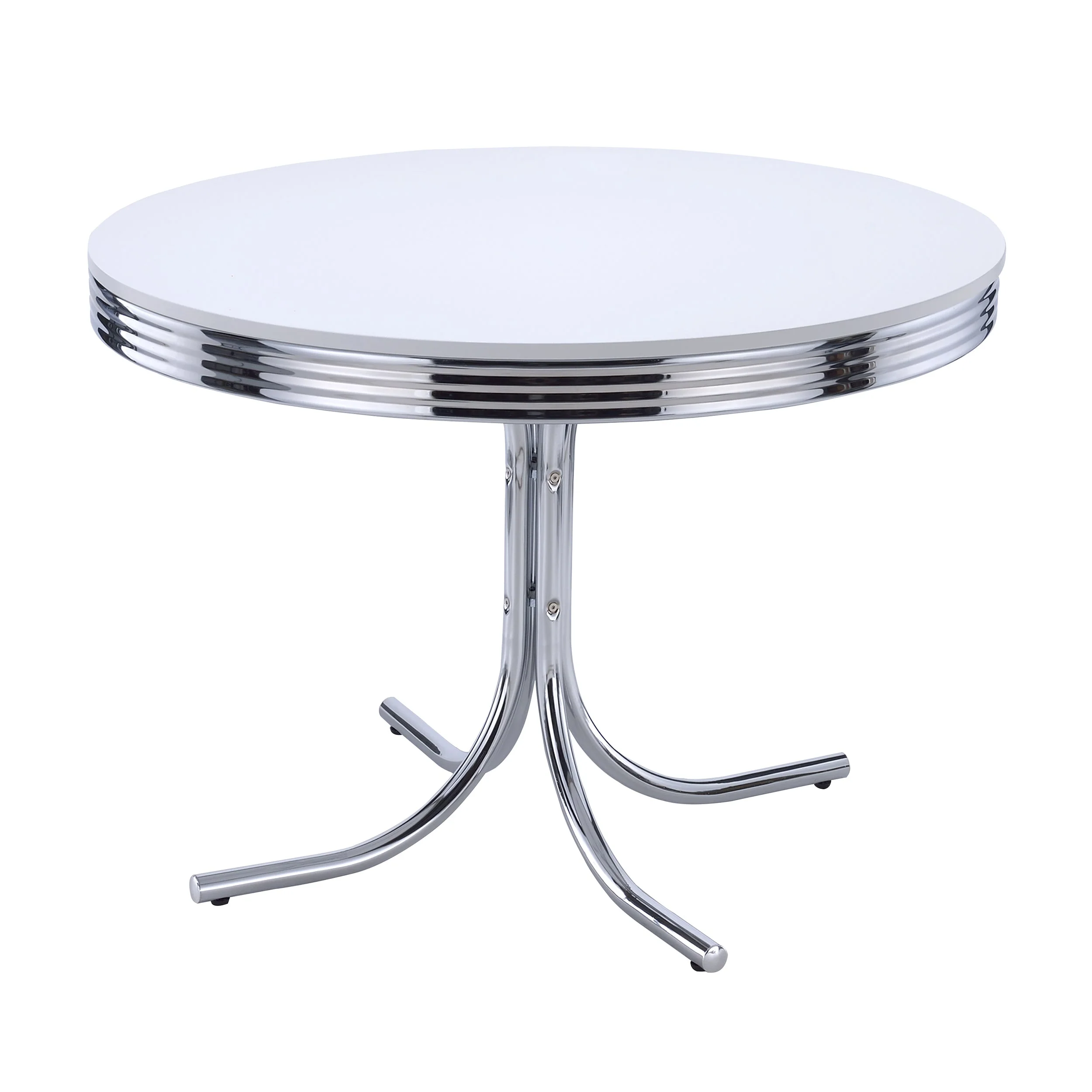 Retro Round Dining Table Set - Image 8