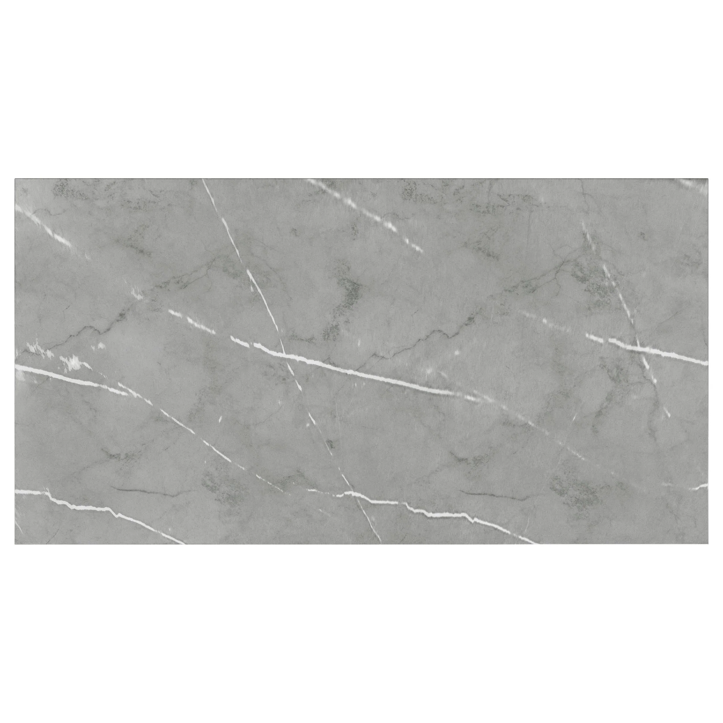 Sterling 72-inch Rectangular Dining Table Grey Faux Marble - Image 11