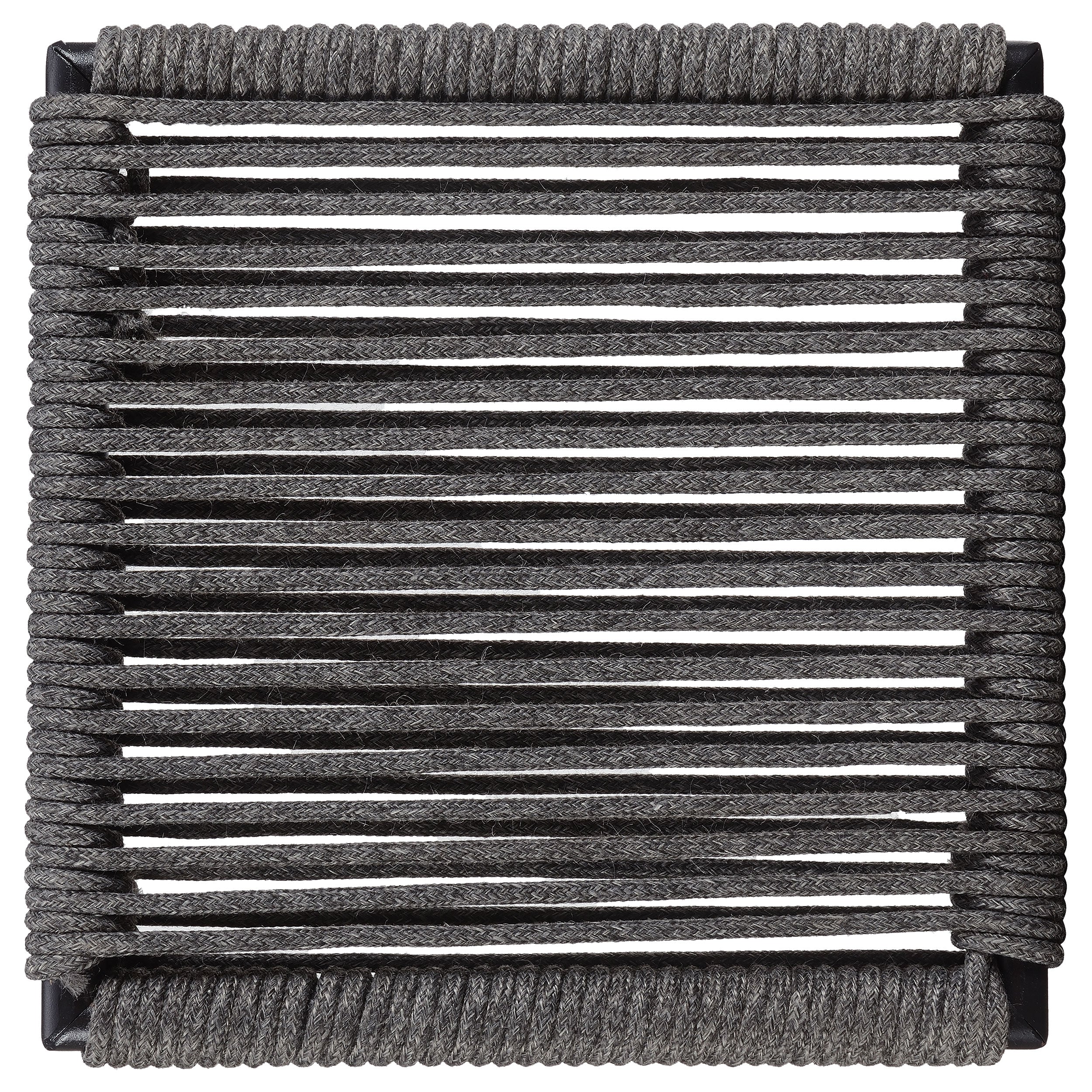 Jerome Woven Rope Metal Bar Chair Charcoal (Set of 2) - Image 10
