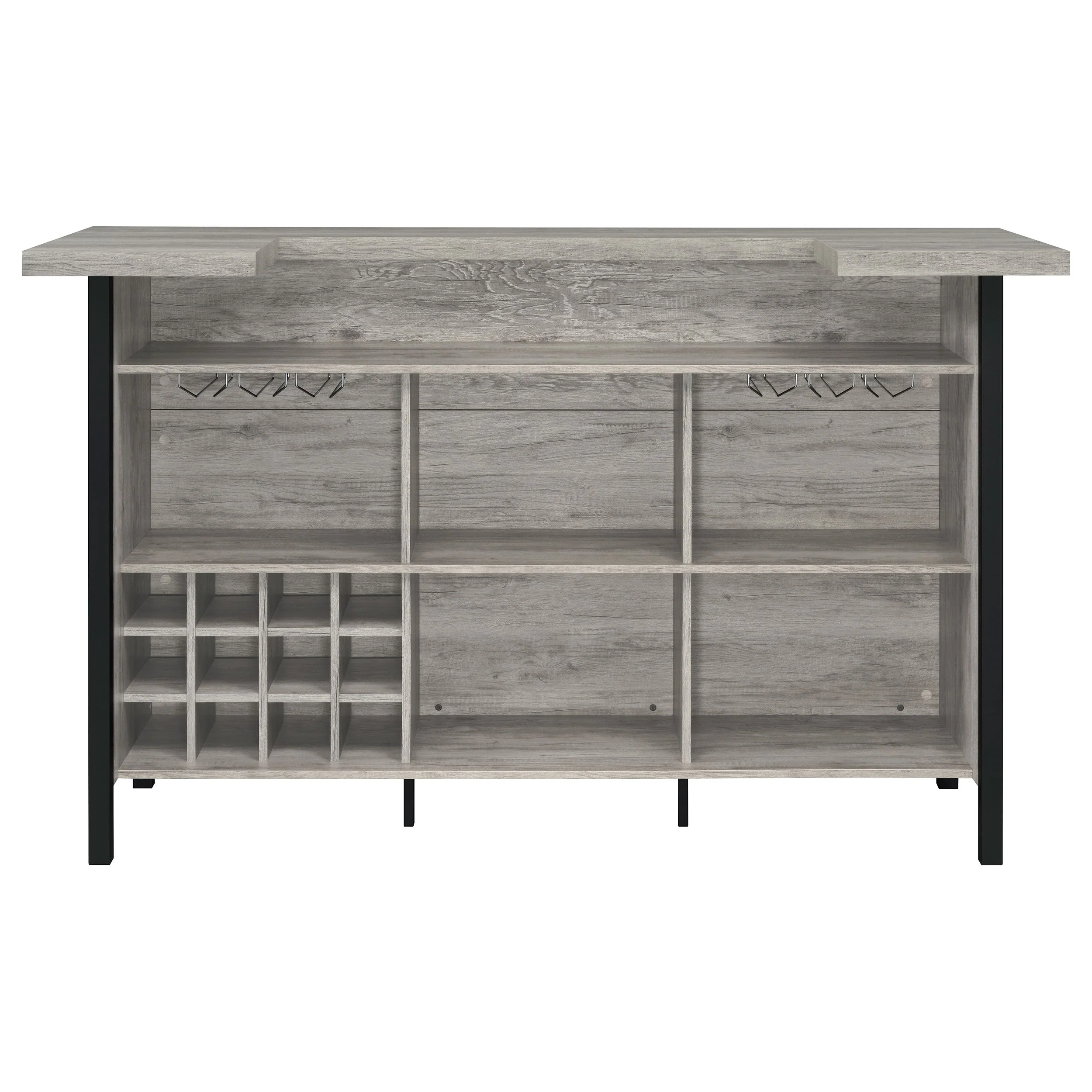 Bellemore Freestanding Home Bar Wine Cabinet - Image 14