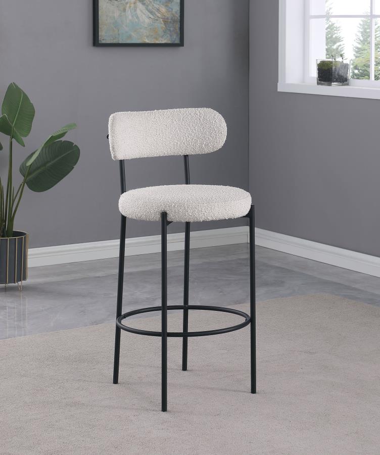 Viola Boucle Upholstered Bar Chair (Set of 2) - Image 2
