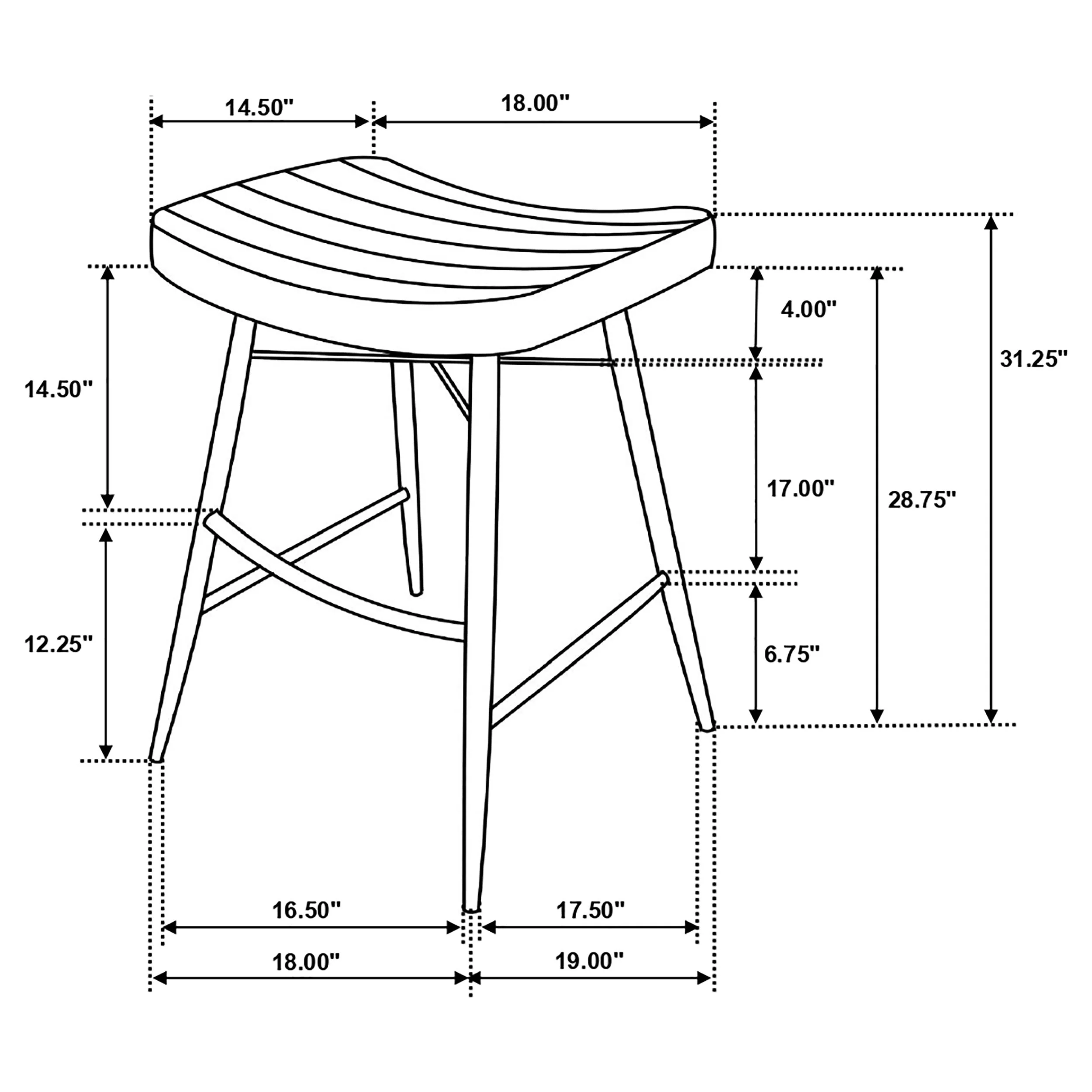 Bayu Leather Upholstered Bar Stool (Set of 2) - Image 8