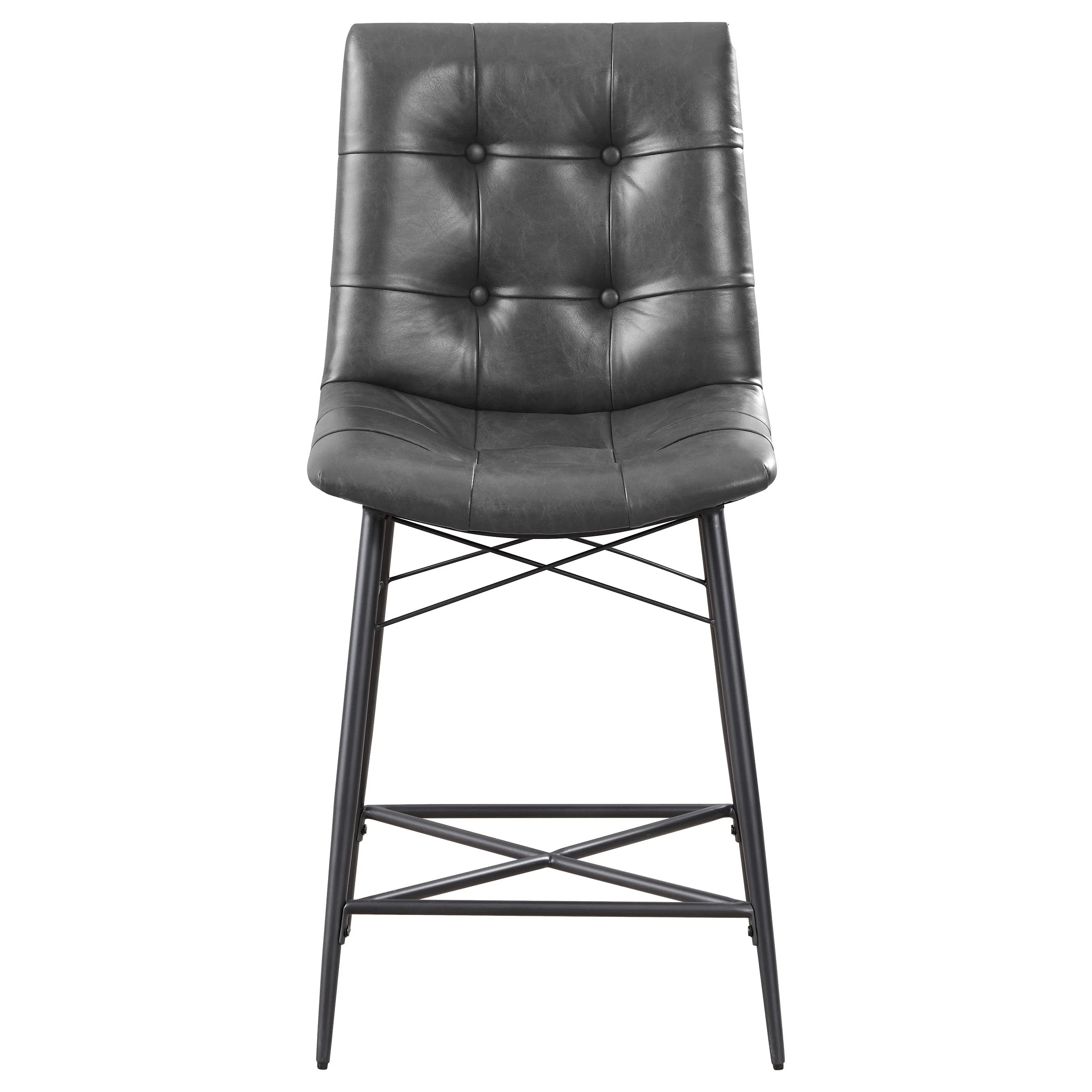 Aiken Upholstered Tufted Counter Chair (Set of 2) - Image 9