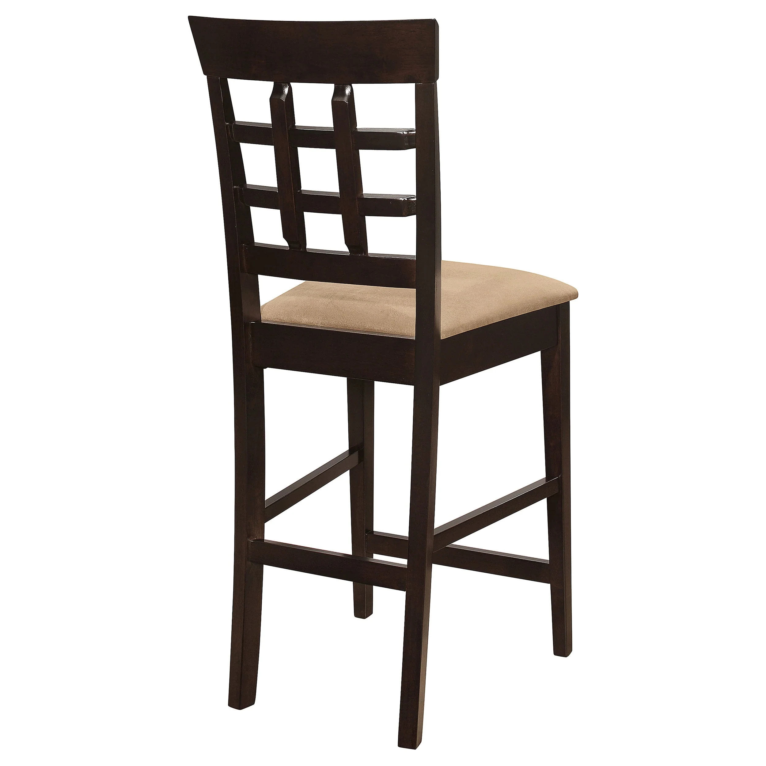 Gabriel Lattice Back Counter Chair Cappuccino (Set of 2) - Image 10
