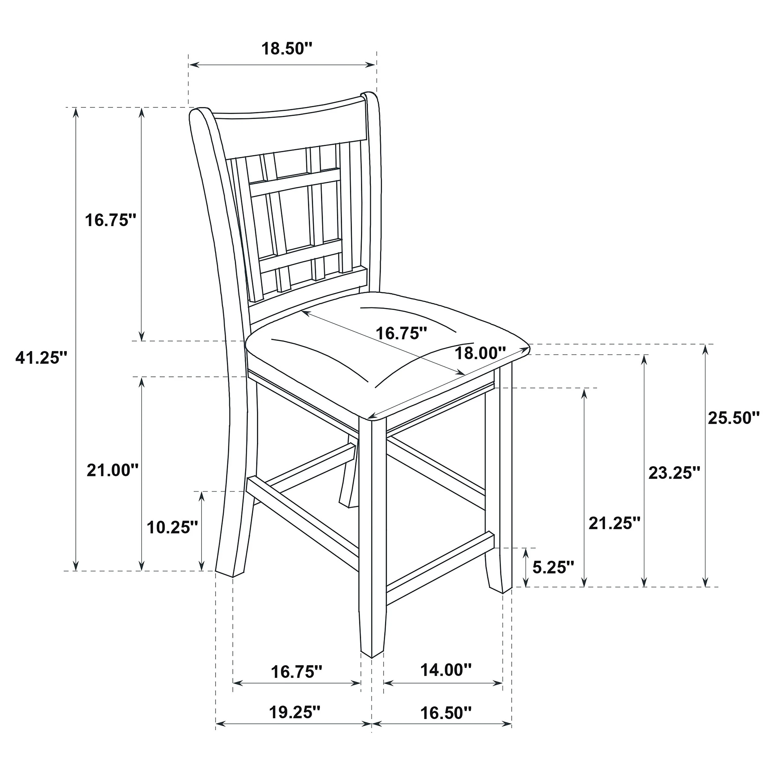 Lavon Wood Counter Chair Tan and (Set of 2) - Image 24
