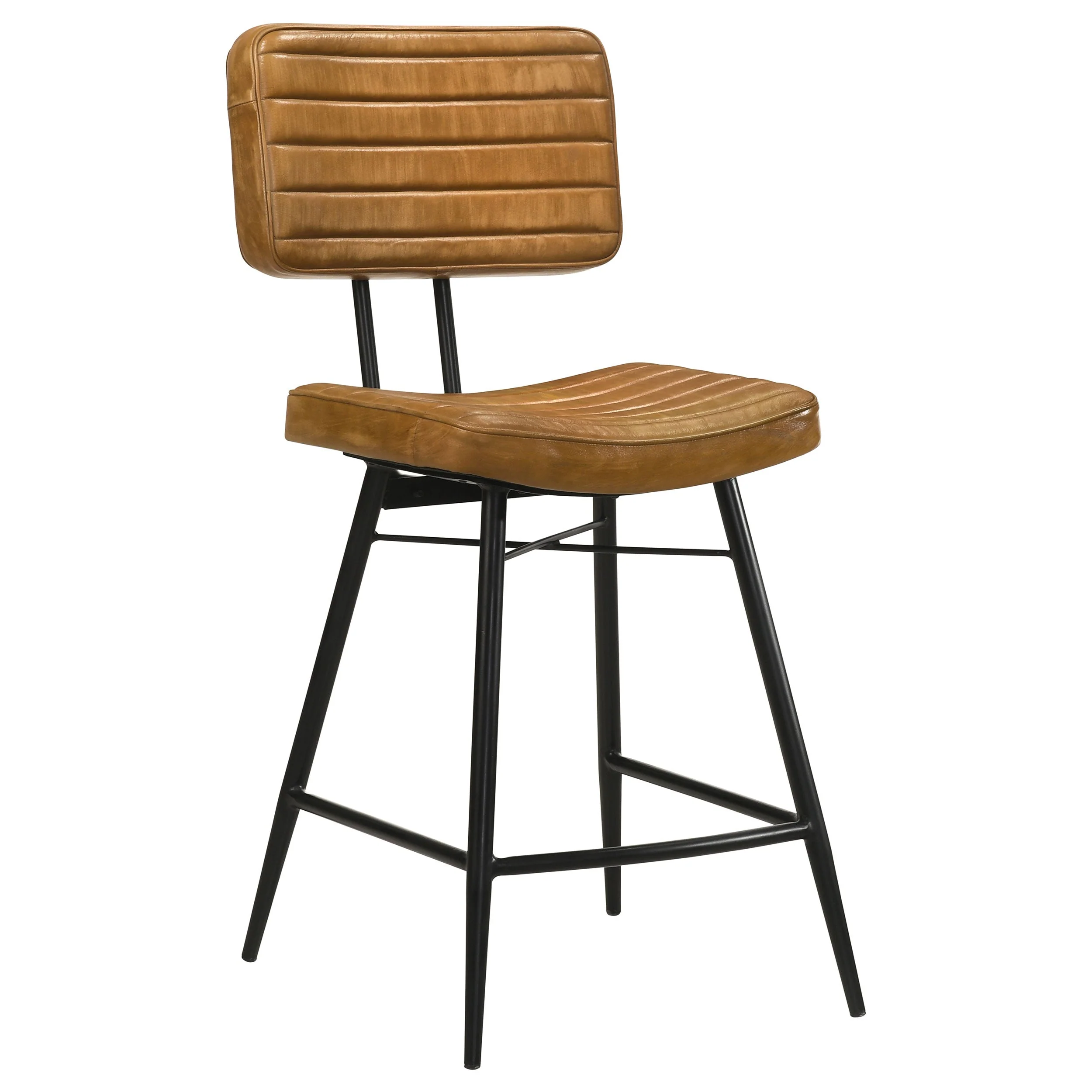 Partridge Leather Counter Chair (Set of 2) - Image 7