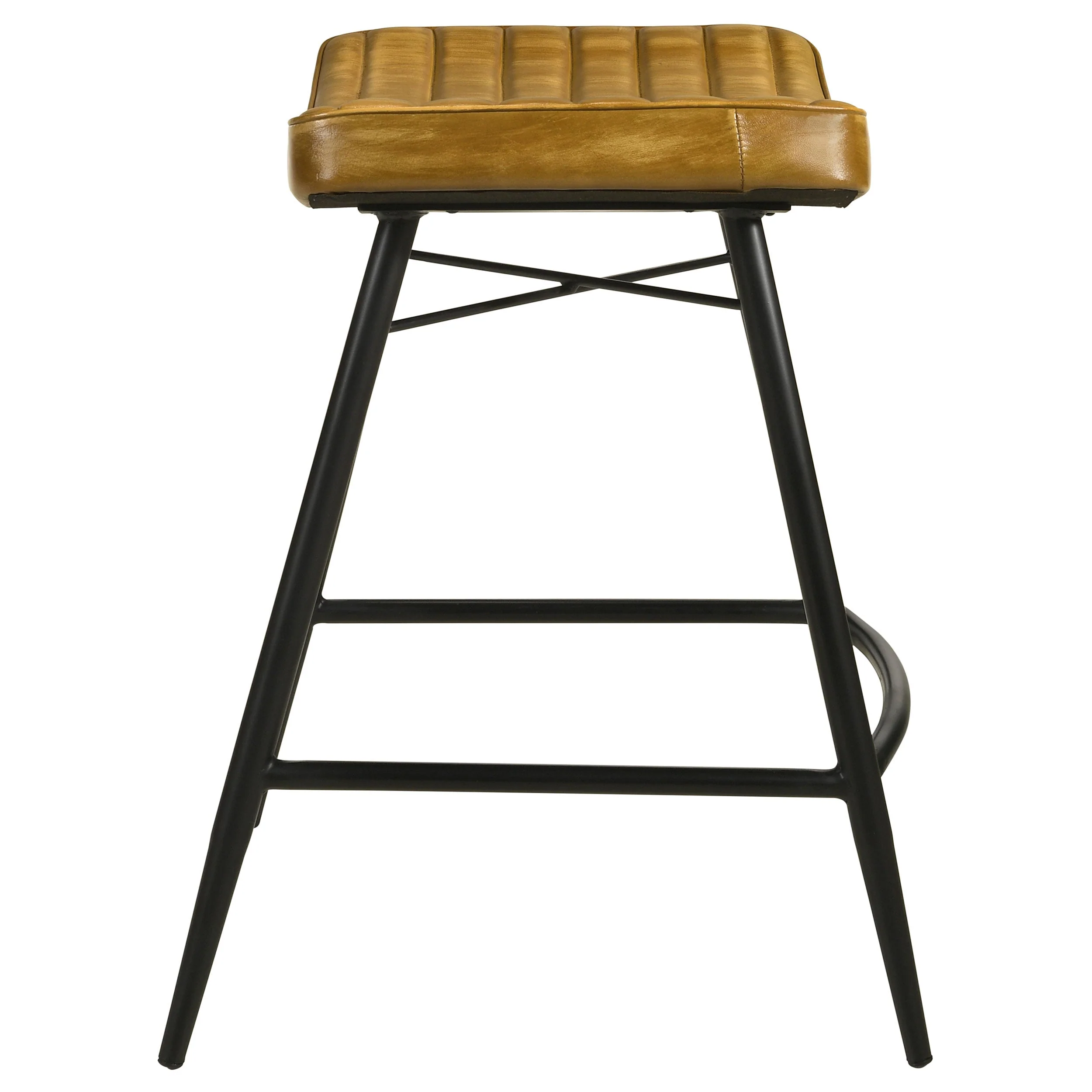 Bayu Leather Upholstered Counter Stool (Set of 2) - Image 12