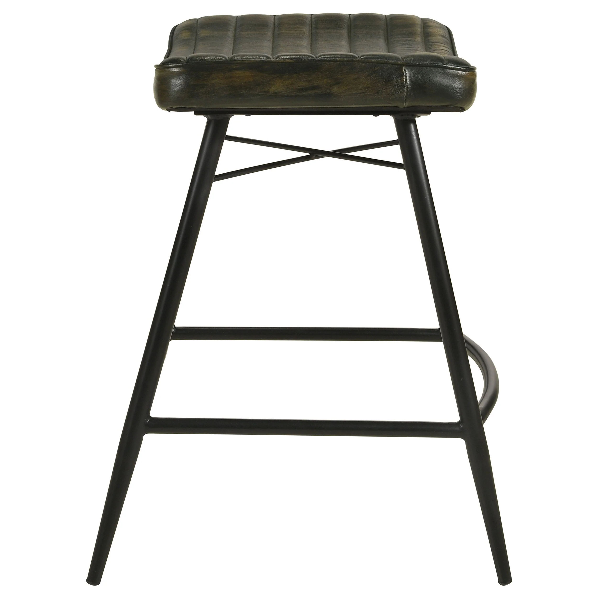 Bayu Leather Upholstered Counter Stool (Set of 2) - Image 15
