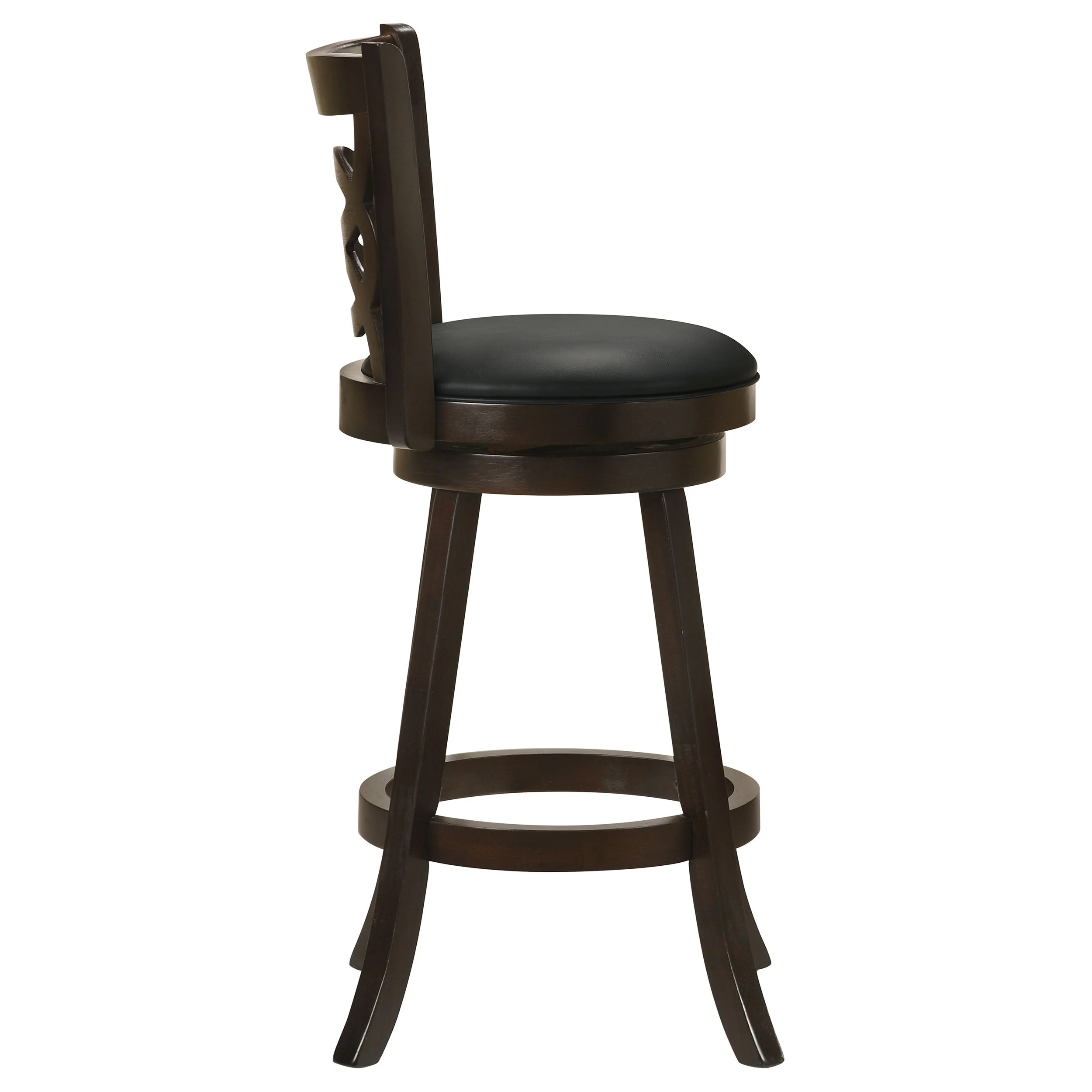Calecita Wood Swivel Bar Chair Cappuccino (Set of 2) - Image 10
