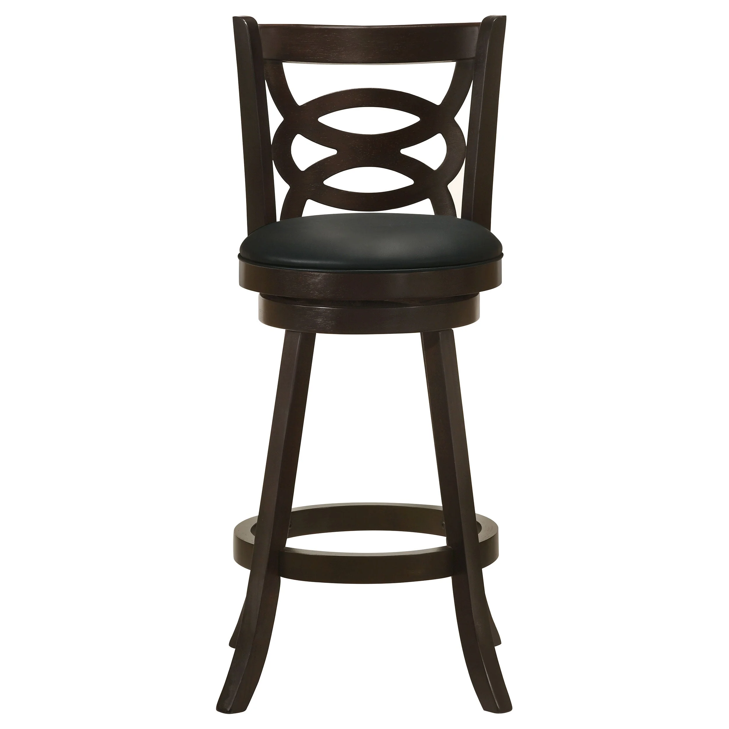 Calecita Wood Swivel Bar Chair Cappuccino (Set of 2) - Image 5