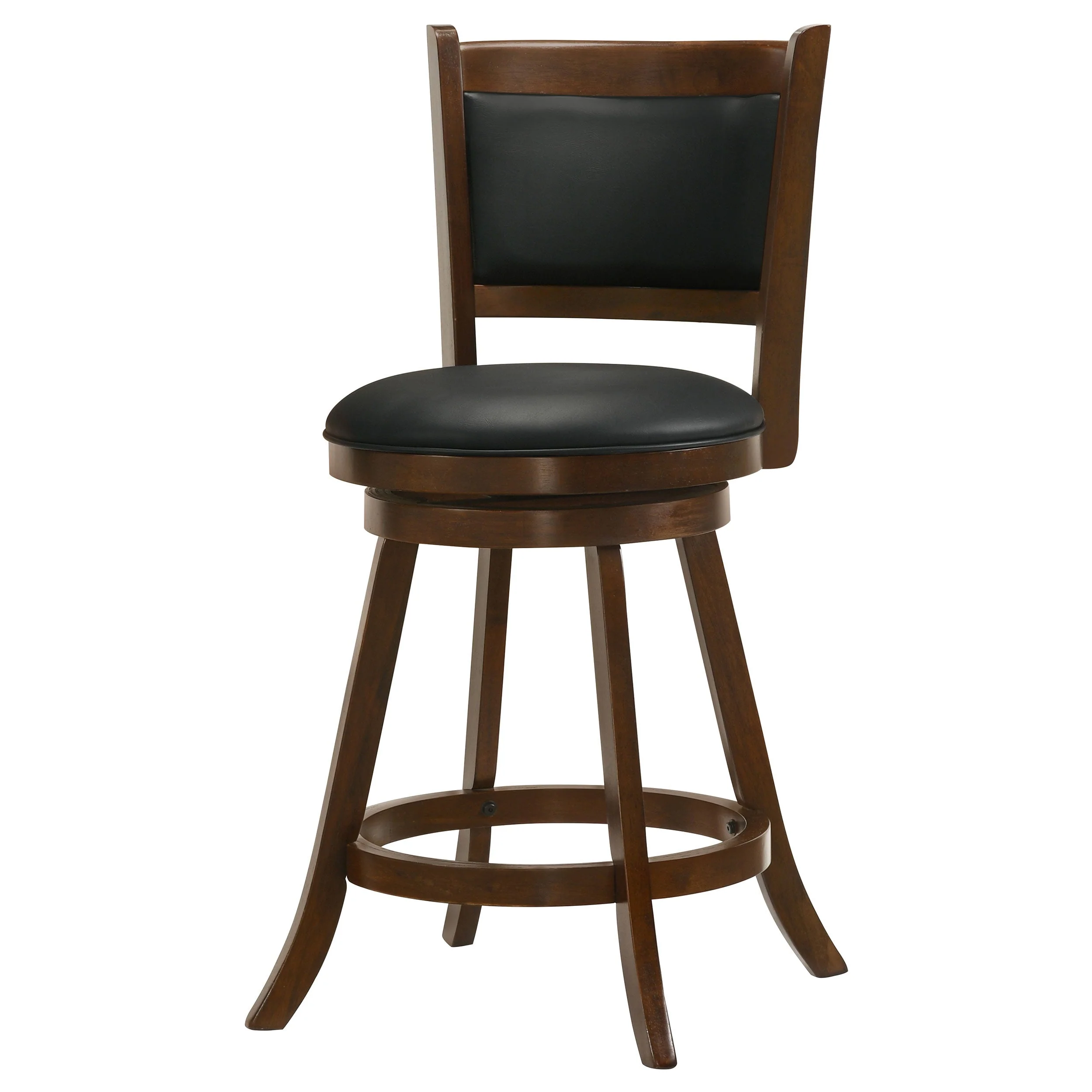 Broxton Upholstered Swivel Counter Chair Chestnut (Set of 2) - Image 6