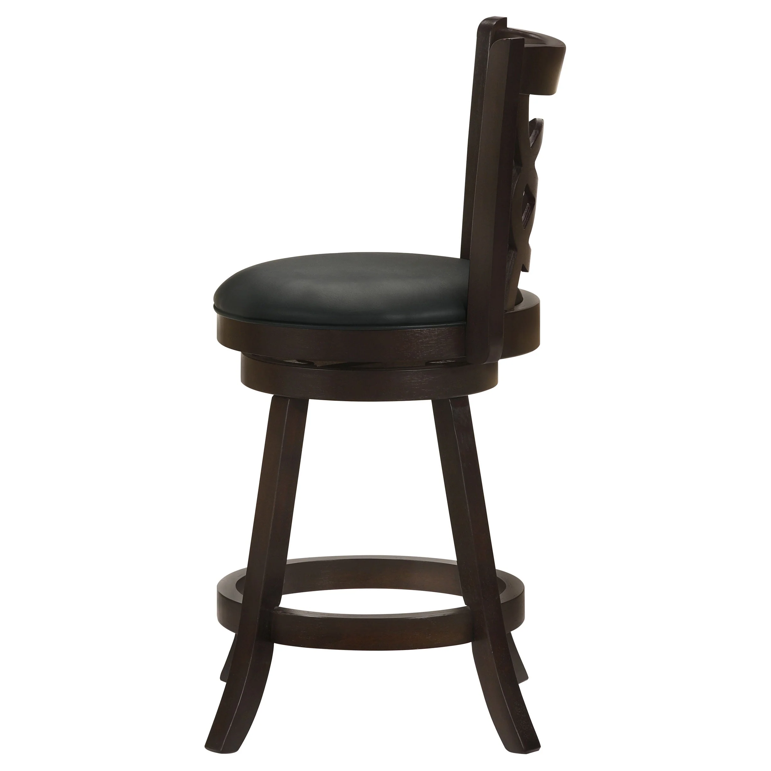 Calecita Wood Swivel Counter Stool Cappuccino (Set of 2) - Image 7