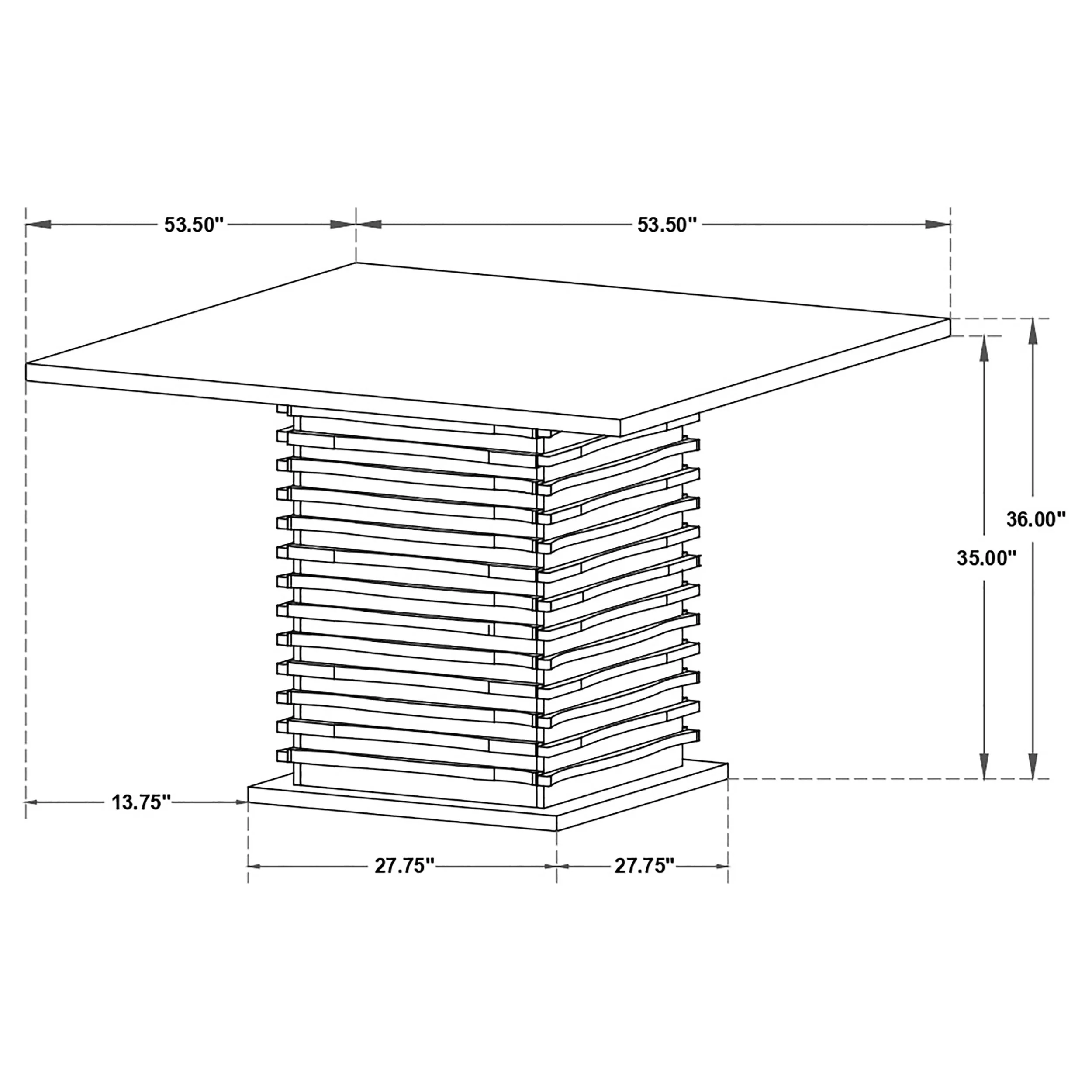 Stanton Square Counter Height Dining Table Set Grey - Image 34