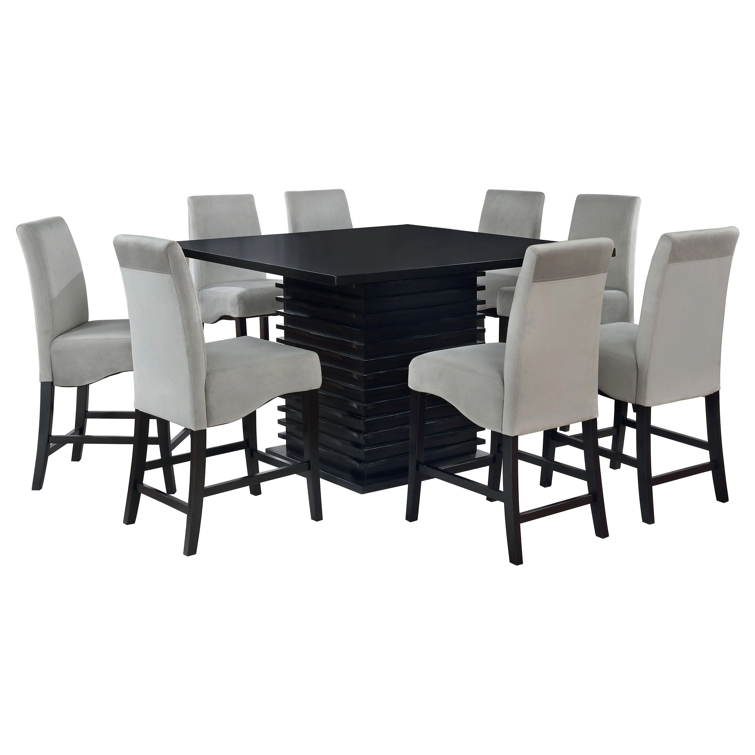 Stanton Square Counter Height Dining Table Set Grey - Image 9