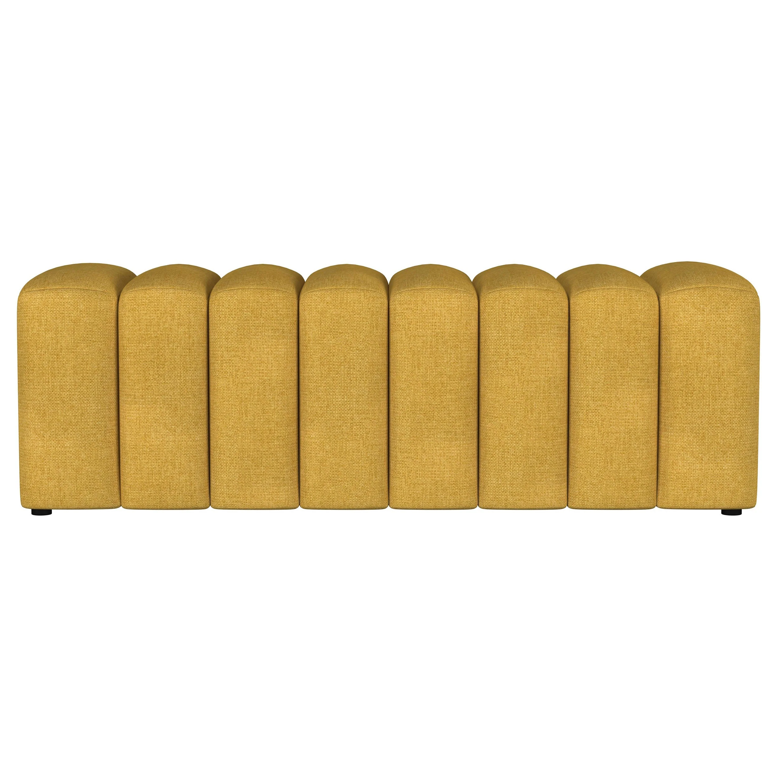 Summer Fabric Upholstered Tufted Accent Bench - Image 10