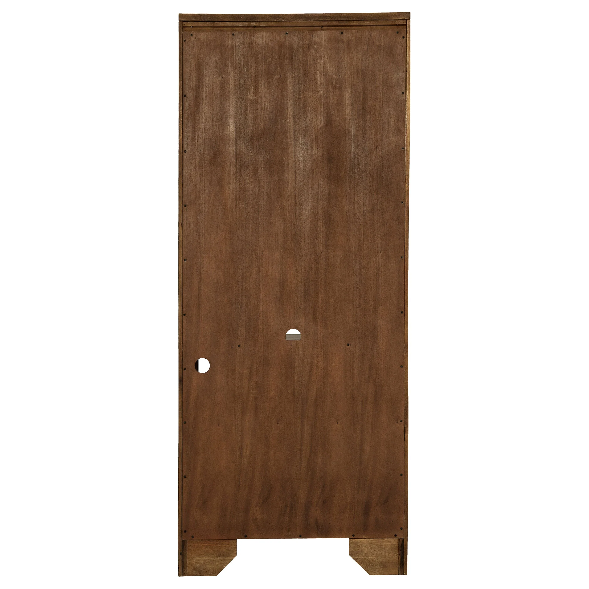 Hartshill 78-inch 5-shelf Bookcase Burnished Oak - Image 7