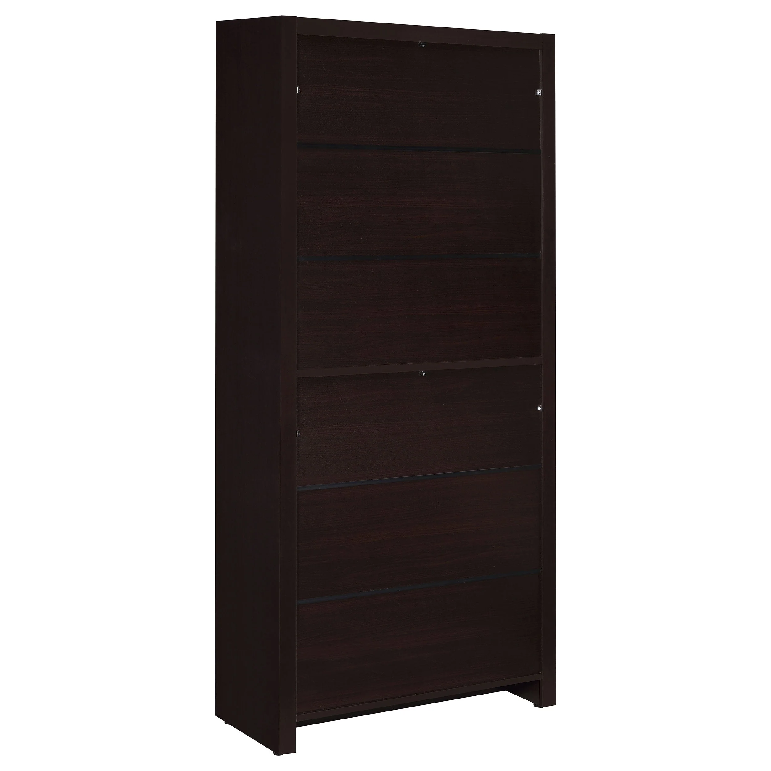 Skylar 71-inch 5-shelf Bookcase with Drawer Cappuccino - Image 8