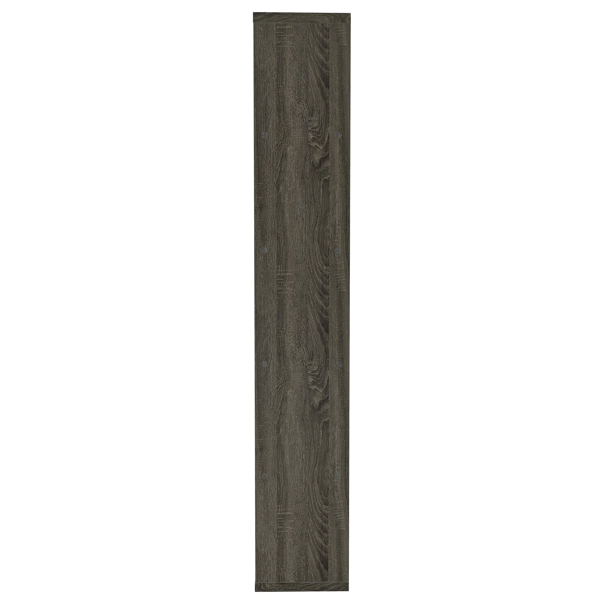 Harrison 71-inch 5-shelf Bookshelf Weathered Grey - Image 8